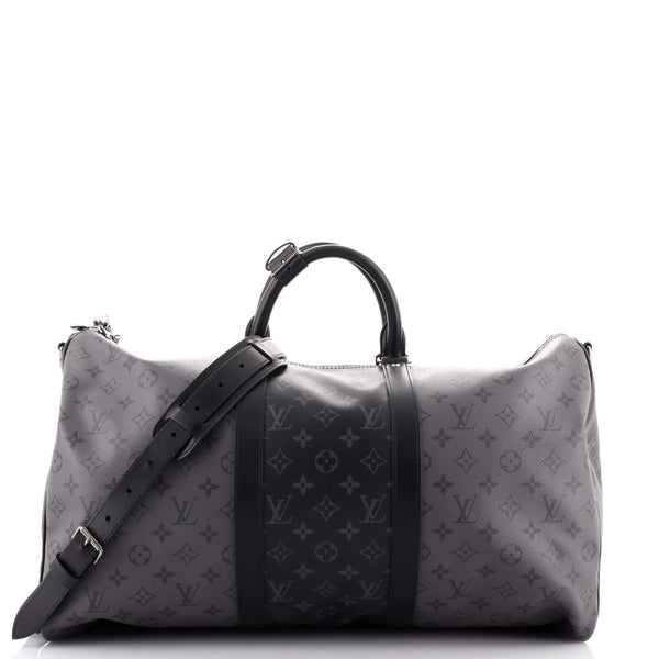 Louis Vuitton Reversible Keepall Bandouliere Monogram 3D 50 Rainbow/Gray/ Black in Textile/Cowhide Leather