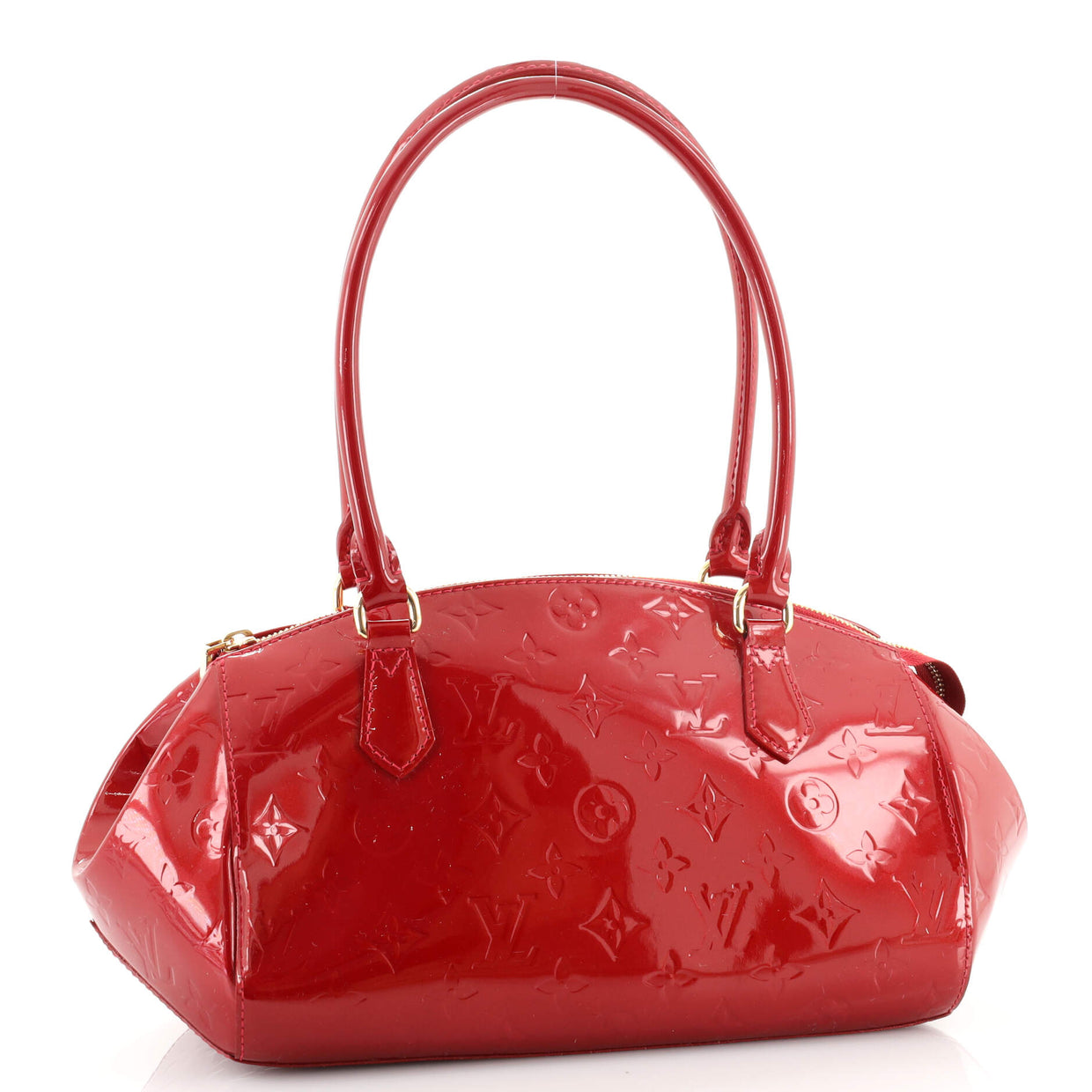 Louis Vuitton Sherwood Handbag Monogram Vernis PM Red 1676071