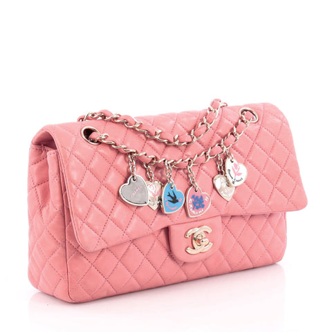 Buy Chanel Valentine Hearts Flap Bag Quilted Lambskin Medium 1682202