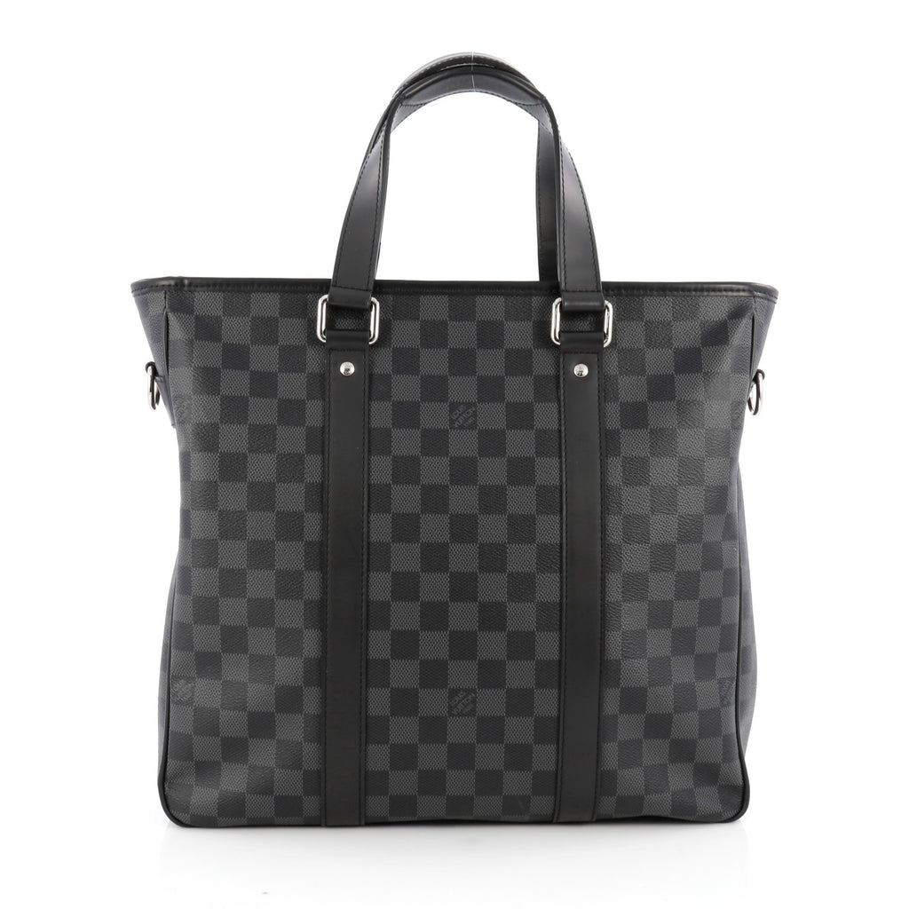 Buy Louis Vuitton Tadao Handbag Damier Graphite PM Black 1688008 – Trendlee