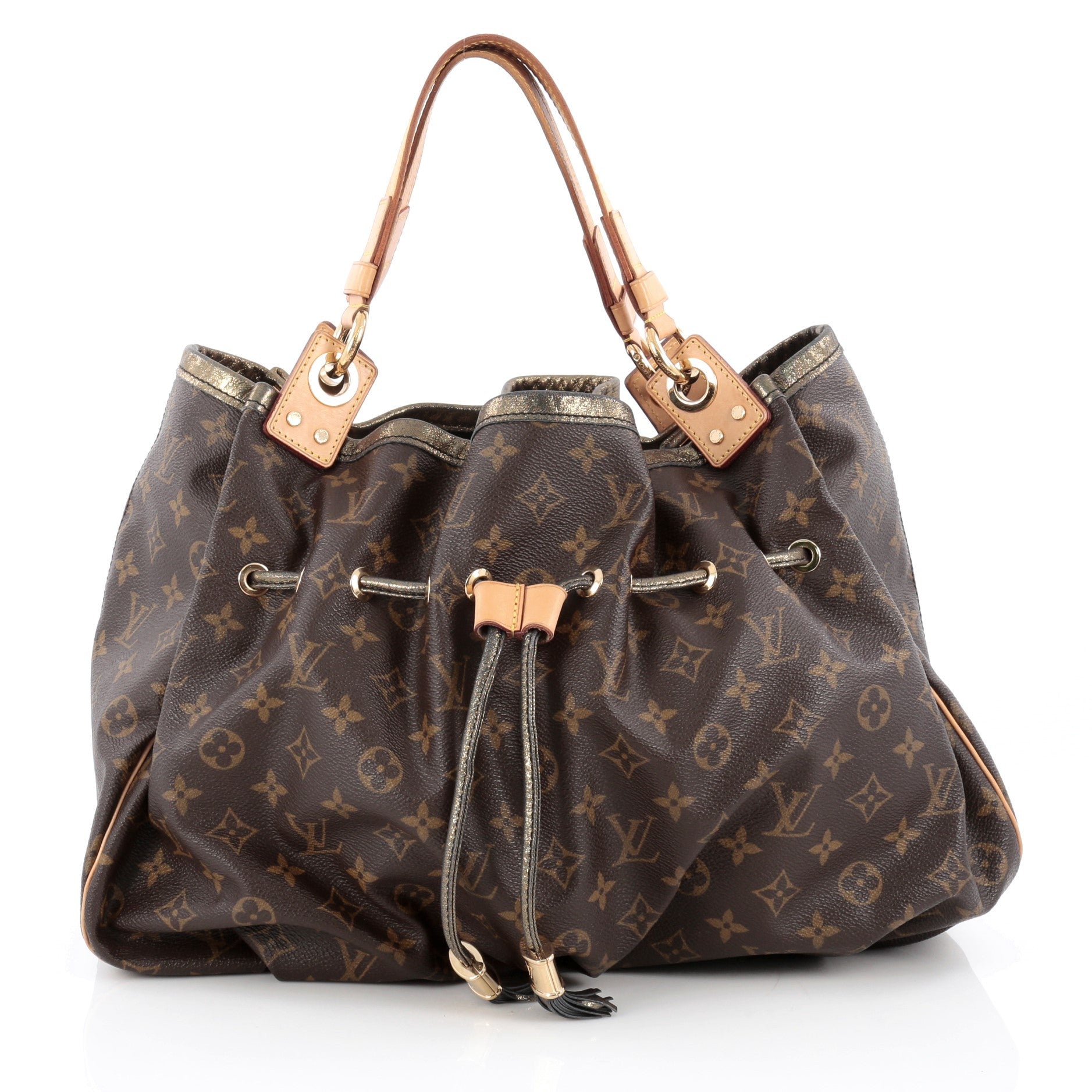 Louis Vuitton Irene Handbag Monogram Embossed Suede And Patent For