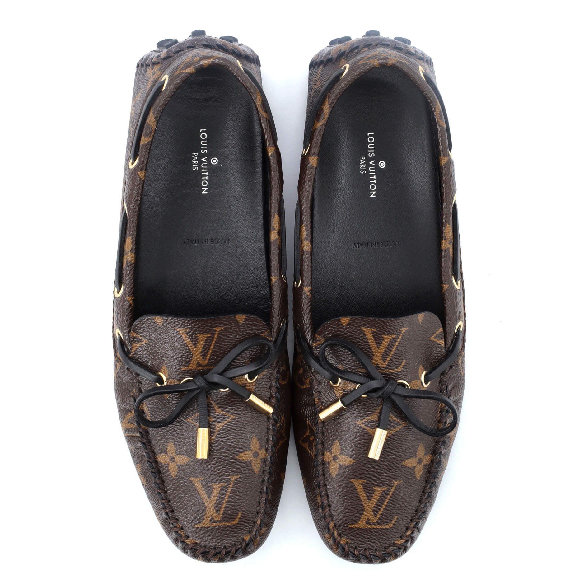 Louis Vuitton Women's Gloria Flat Loafers Monogram Canvas