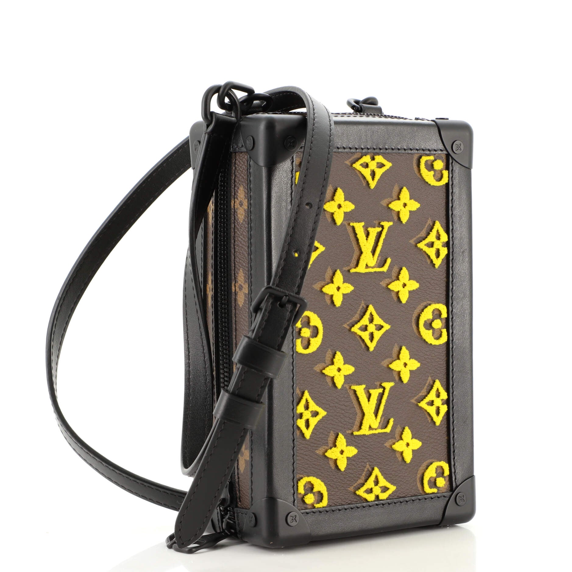 Louis Vuitton Vertical Soft Trunk Bag Monogram Tuffetage Canvas