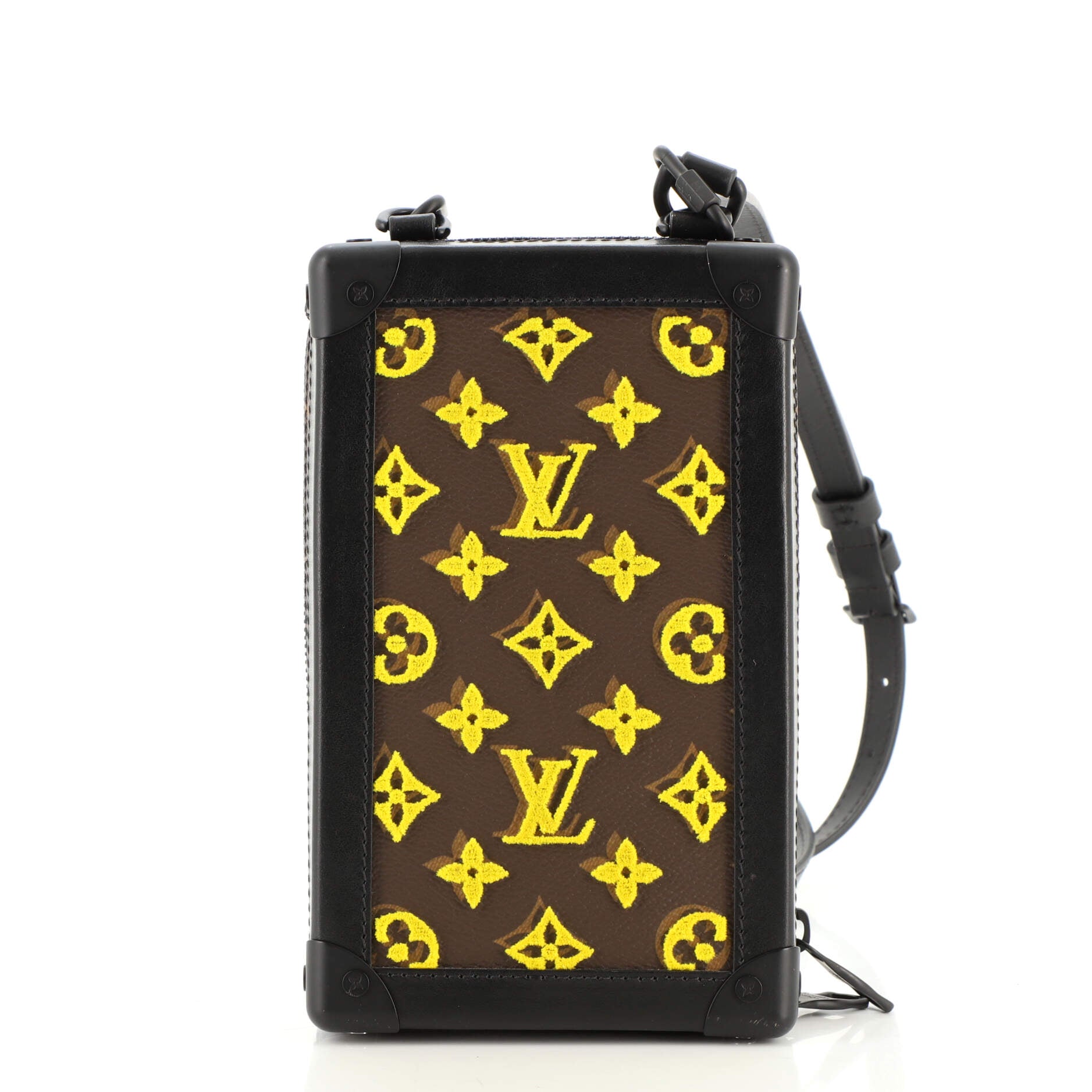 Louis Vuitton Monogram Tuffetage Vertical Soft Trunk PM