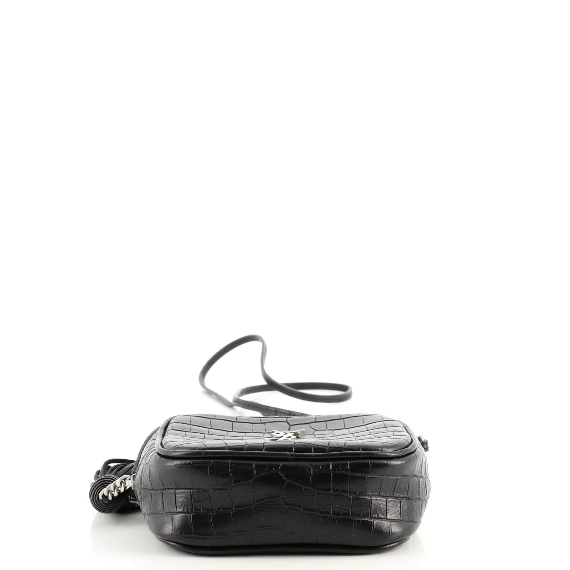 Classic Monogram Blogger Crossbody Bag Printed Leather Mini