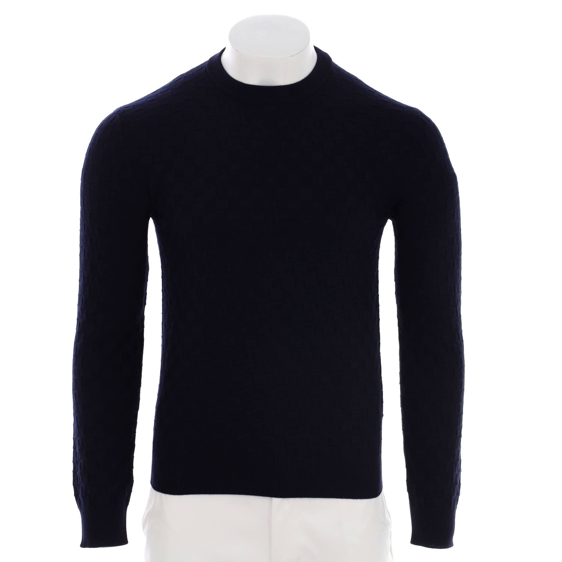 Louis Vuitton Men's Crewneck Sweatshirt Pencil Effect Damier