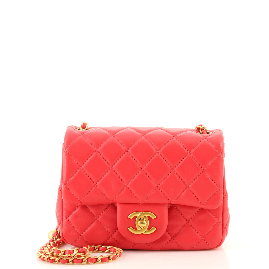 large red chanel bag