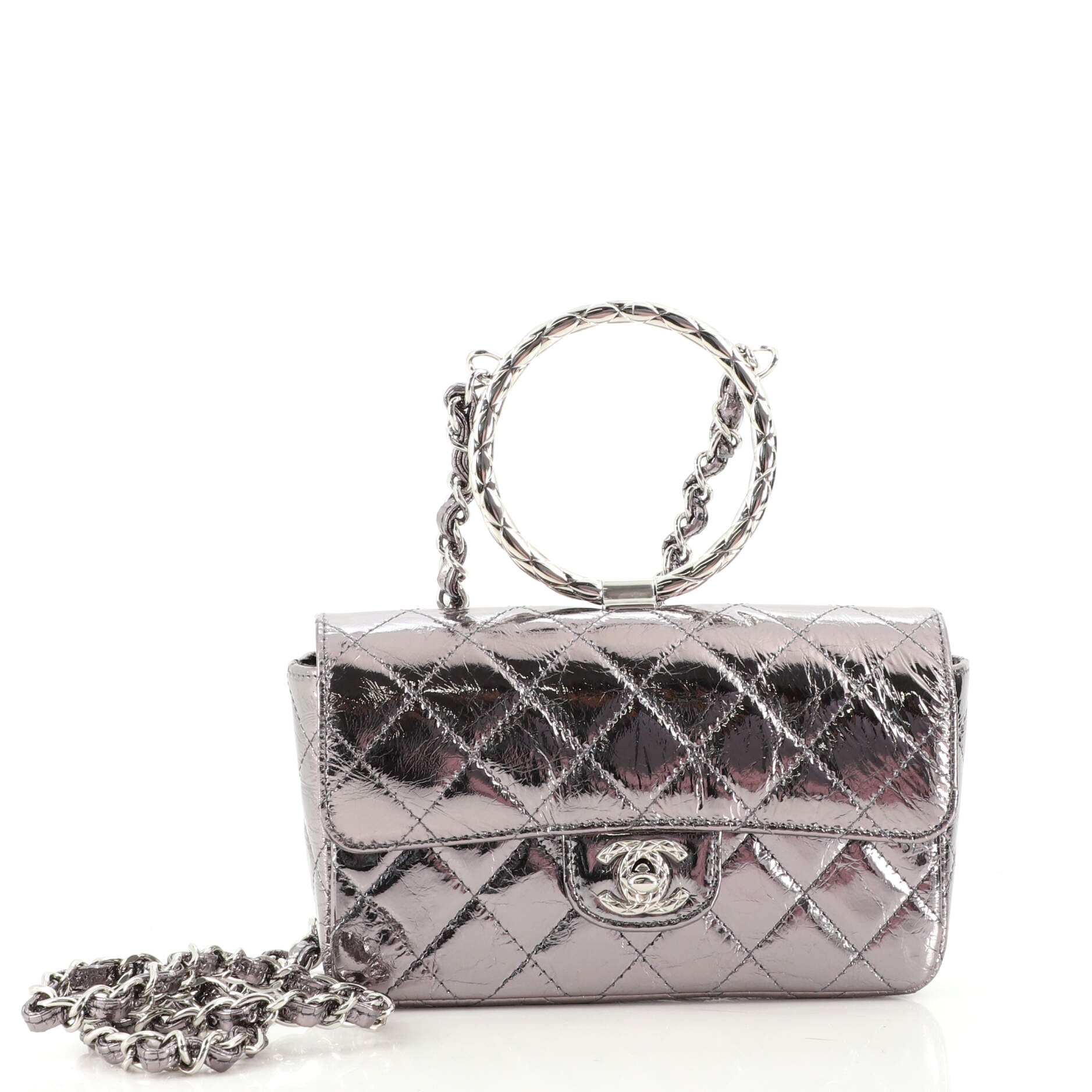 Chanel Boy Flap Bag Quilted Holographic PVC Small Multicolor