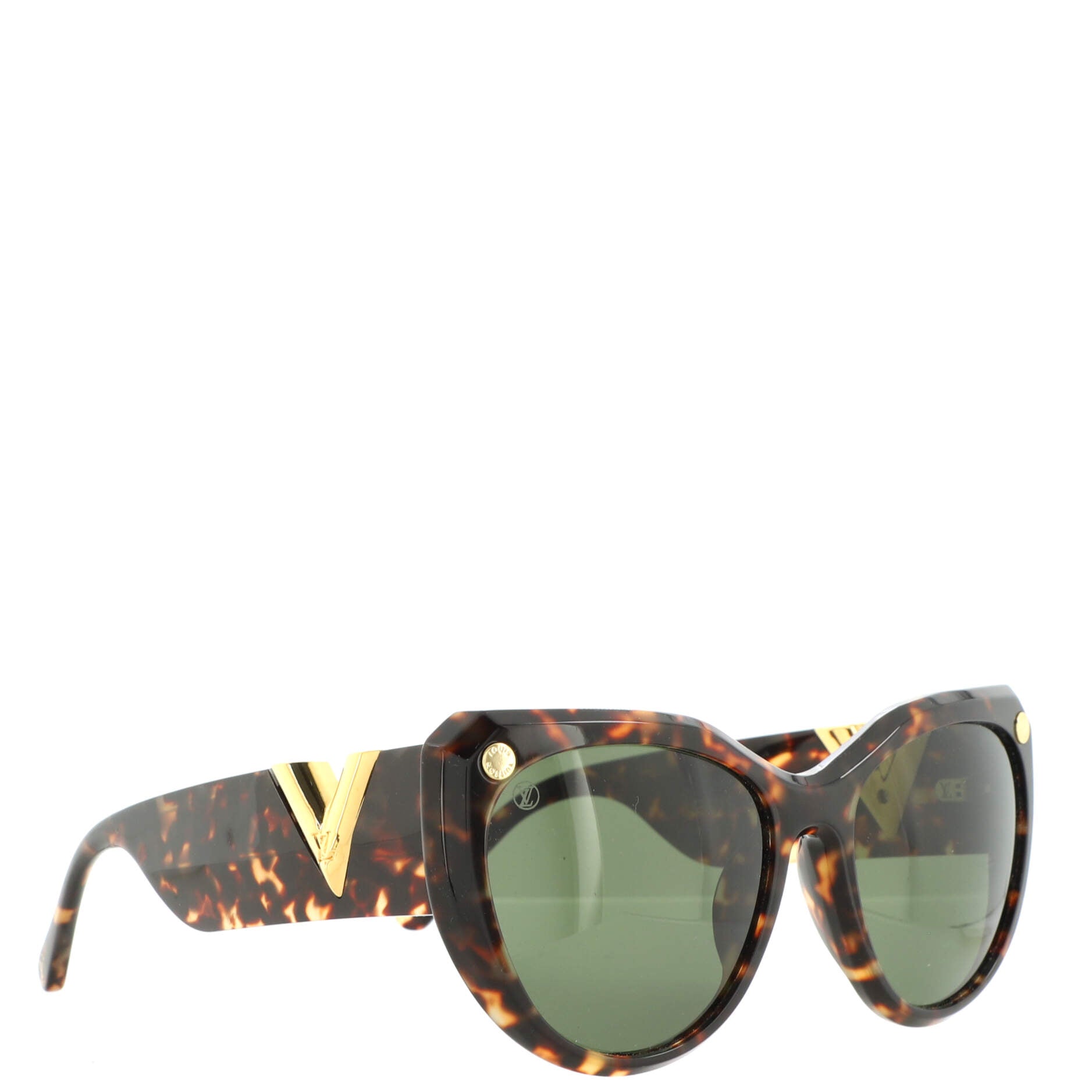 Louis Vuitton Tortoise Shell Acetate My Fair Lady Sunglasses Z0904W -  Yoogi's Closet