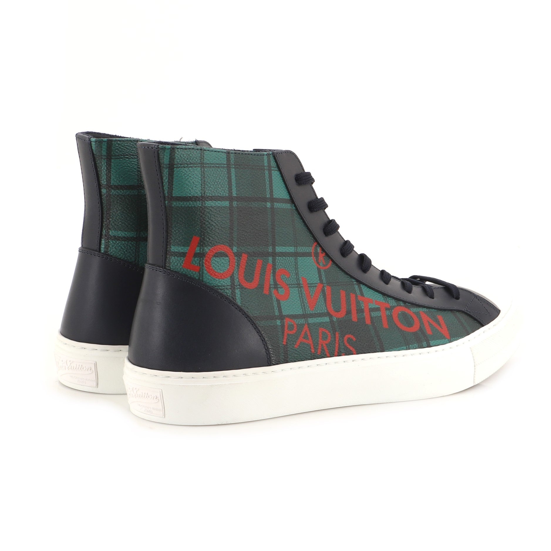 Louis Vuitton Men's White Damier Canvas Tattoo Sneaker