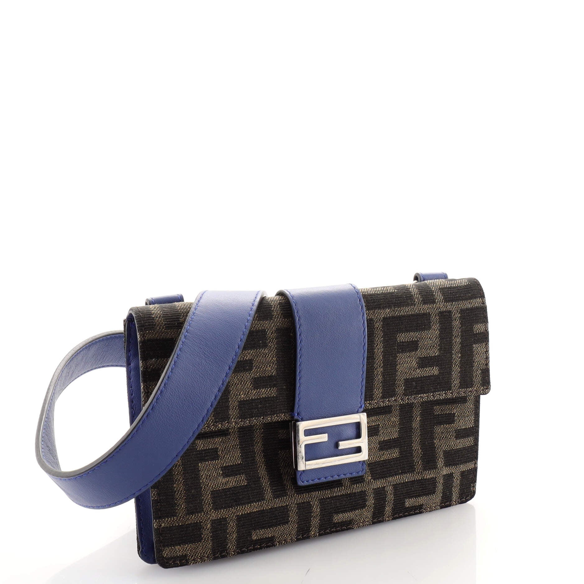 Fendi X Versace Fendace Baguette Shoulder Bag With Crystal