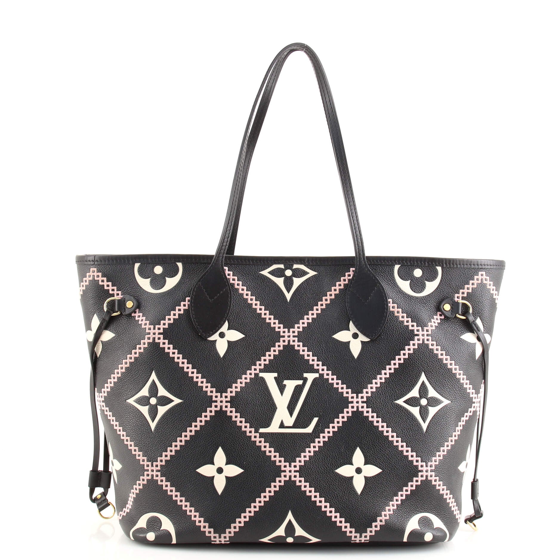 Louis Vuitton Neverfull NM Tote Monogram Empreinte Giant Broderies MM -  ShopStyle