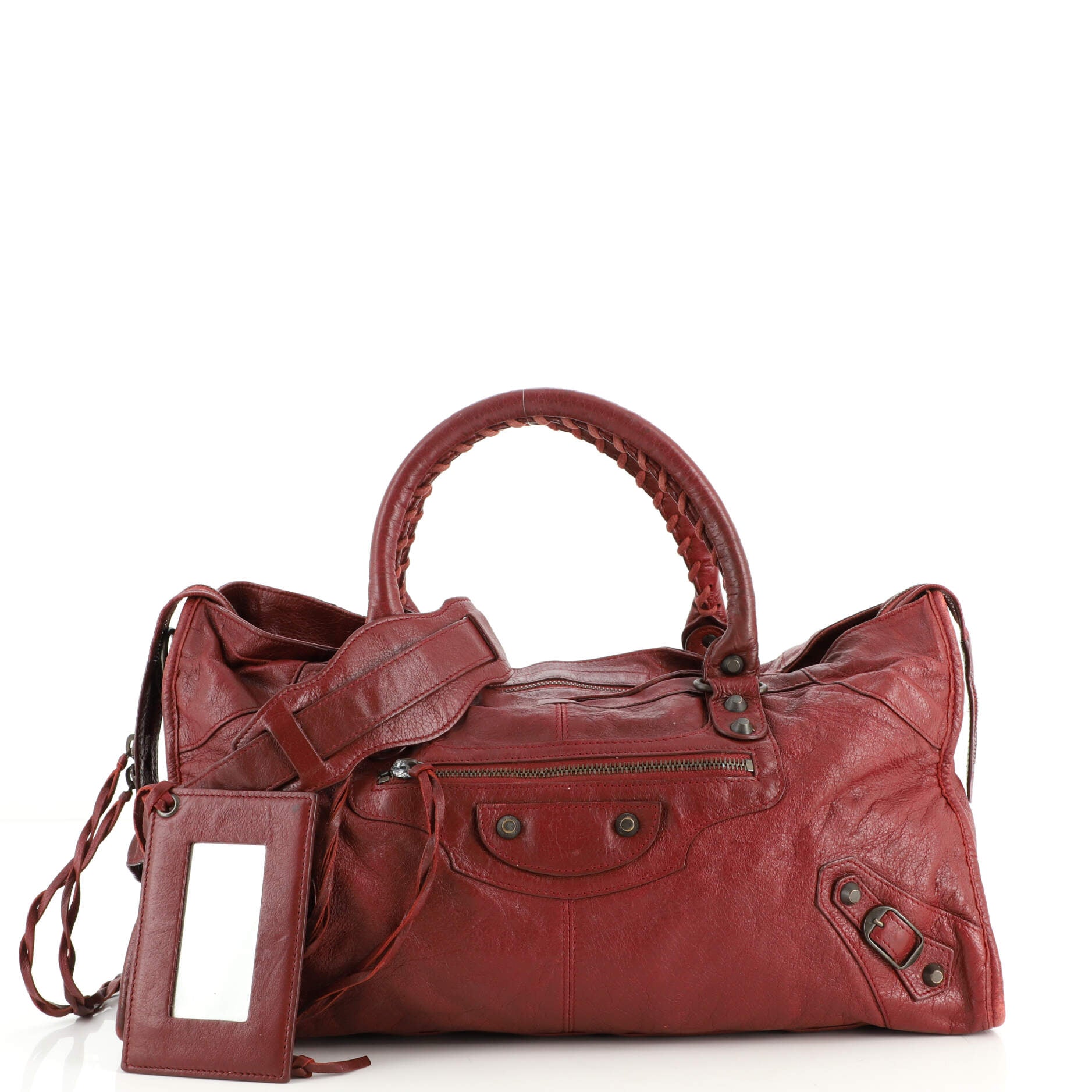 Funktionsfejl matron glide Balenciaga Twiggy Classic Studs Bag Leather Maxi | Smart Closet