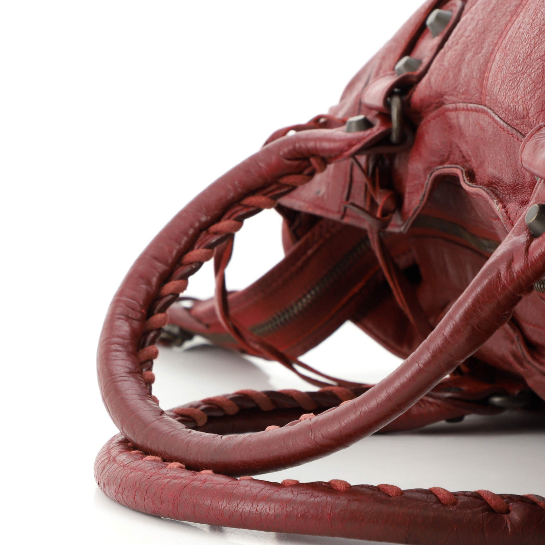 BALENCIAGA Twiggy Leather Satchel Shoulder Handbag Pink - 20% OFF
