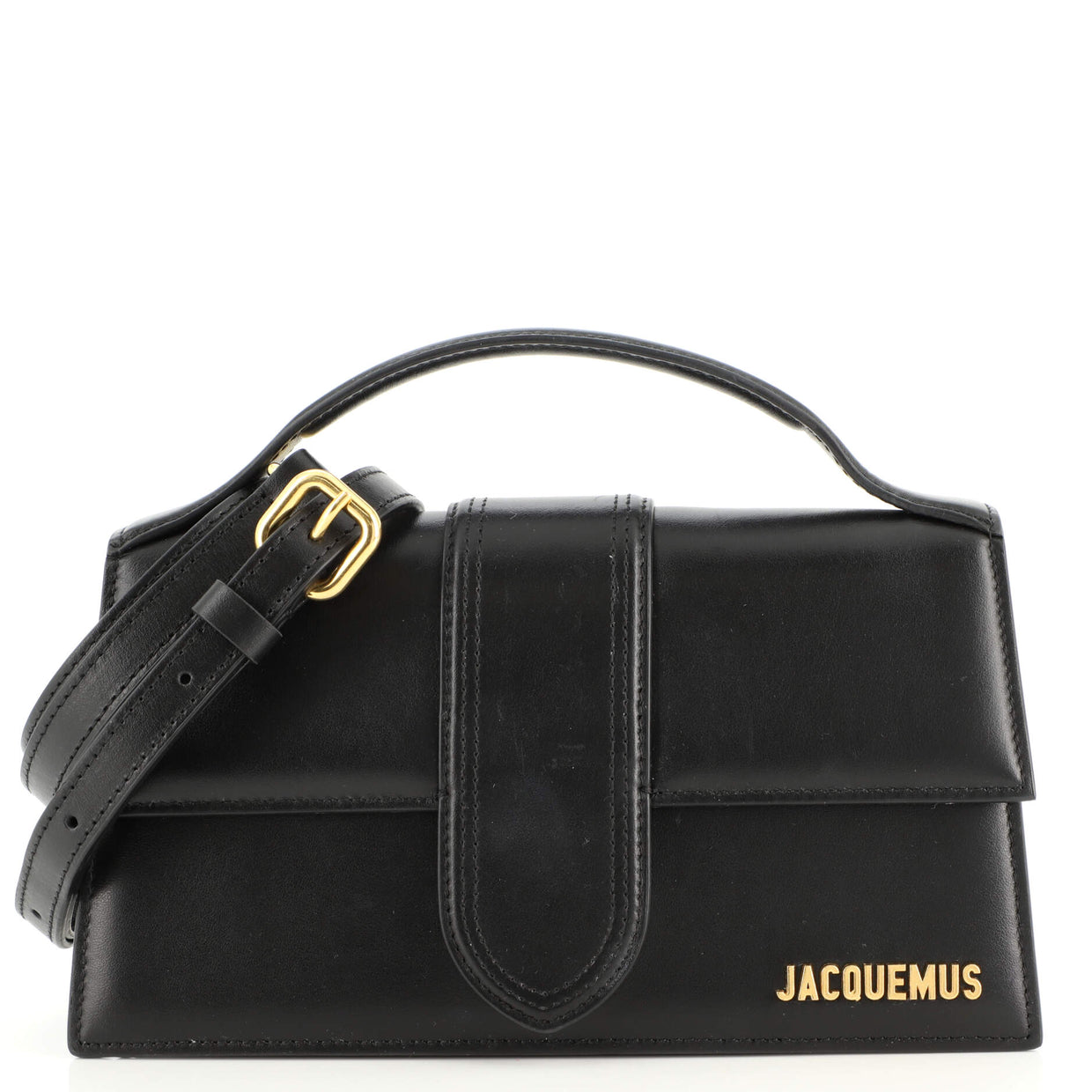 Jacquemus Le Grand Bambino Flap Bag Leather Black 1734532