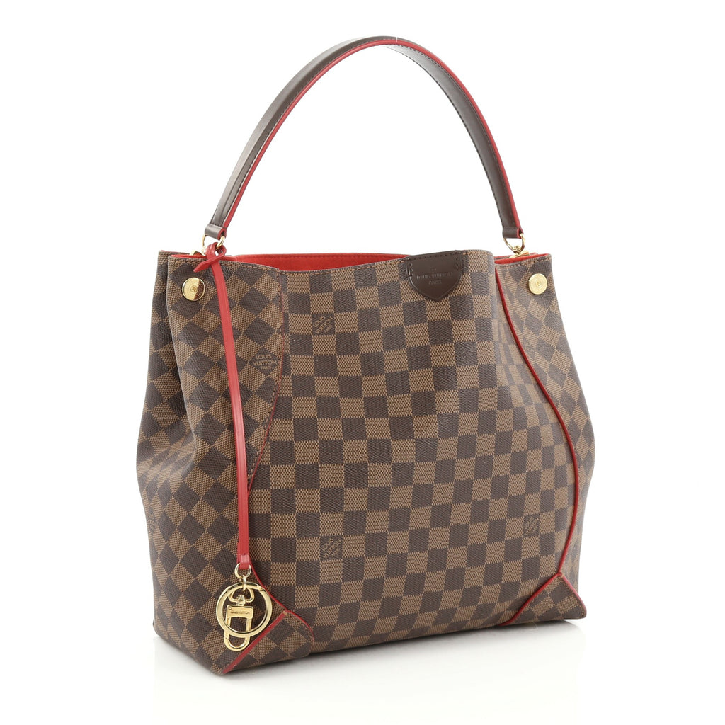 Buy Louis Vuitton Caissa Hobo Damier Brown 1734901 – Trendlee