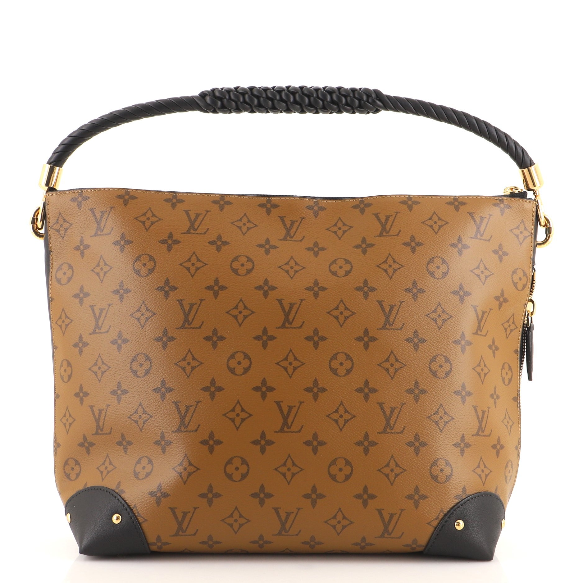 Louis Vuitton Hobo Triangle Softy Monogram Reverse Handtasche in