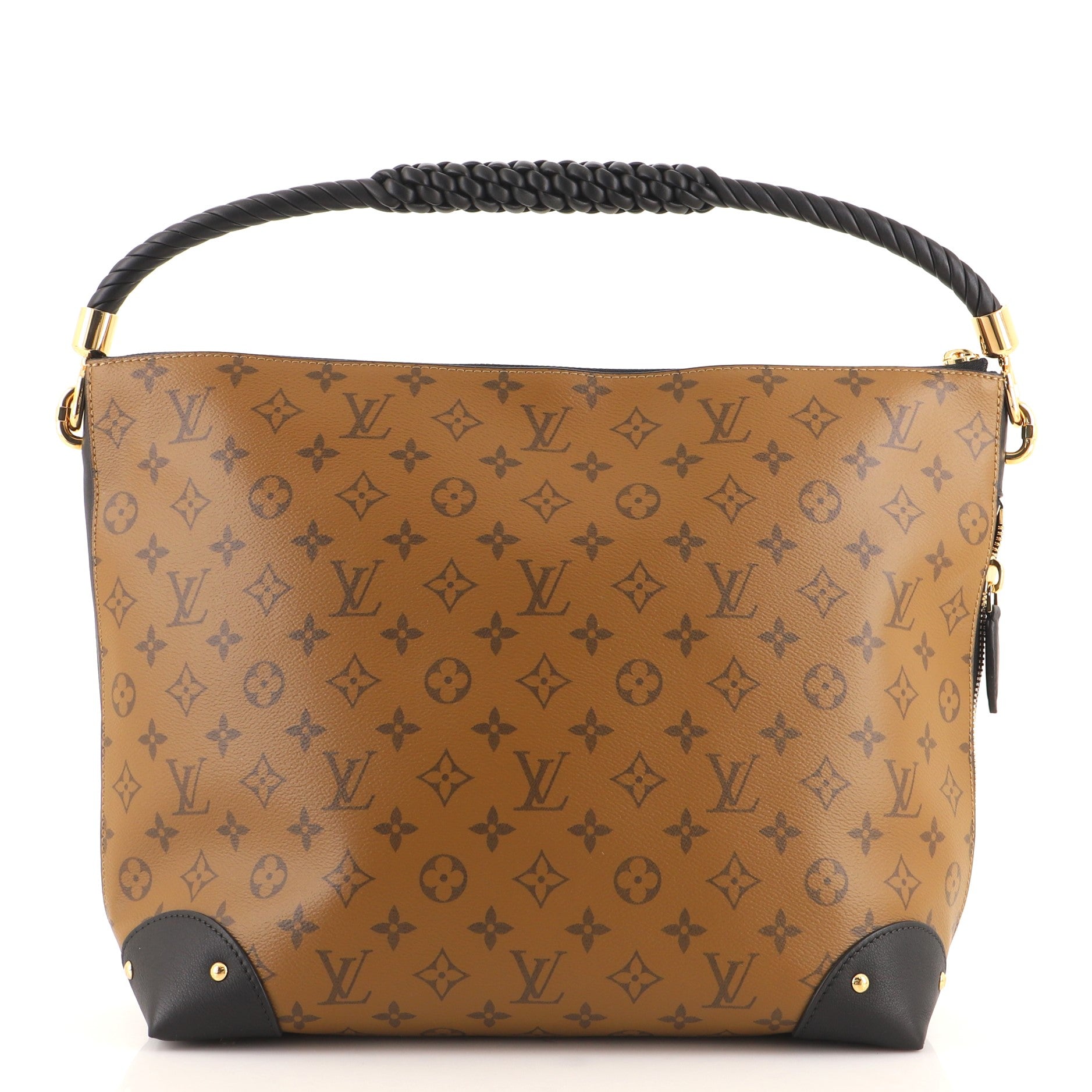 Pre-owned Patent Monogram Papillon Bag