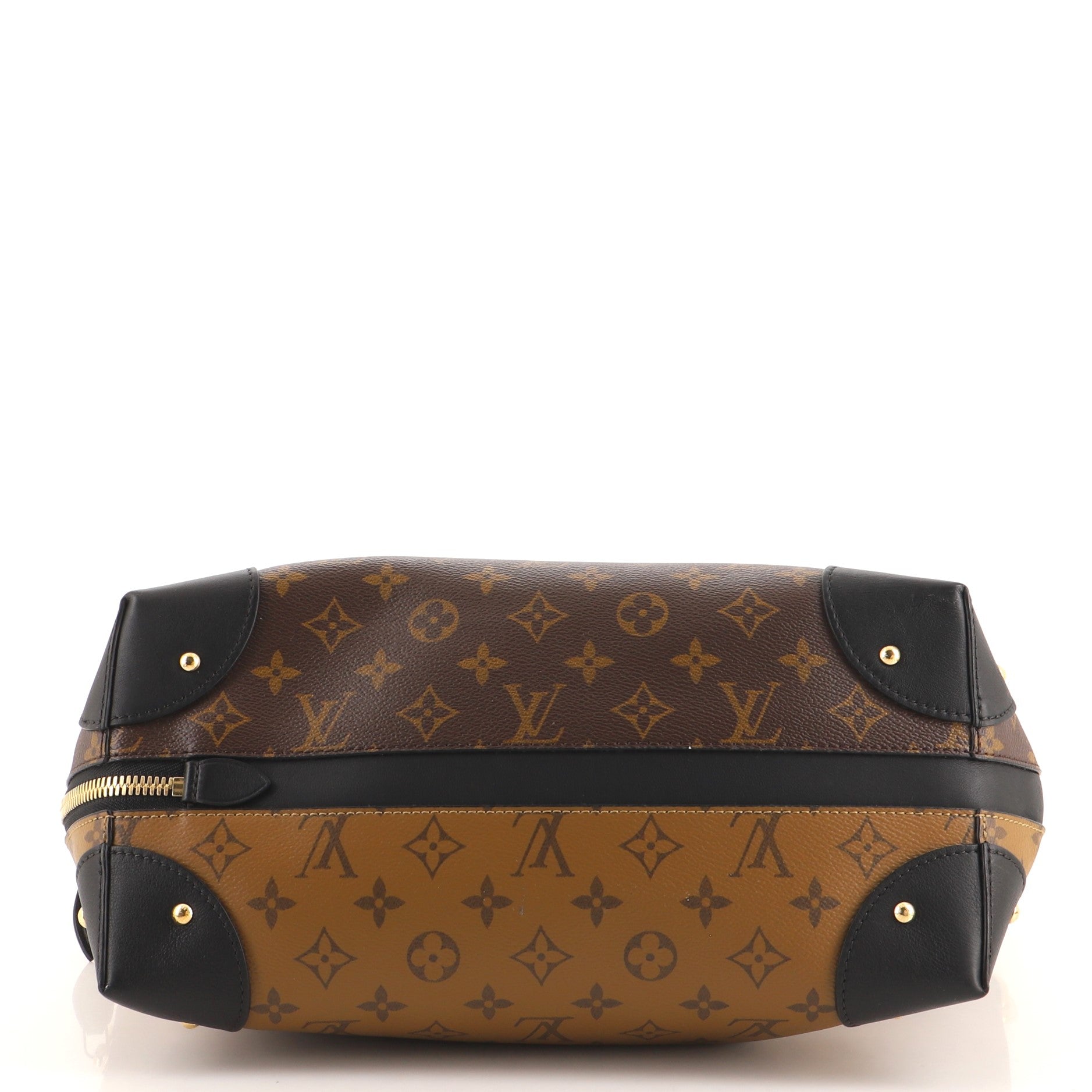 Louis Vuitton Hobo Triangle Softy Monogram Reverse Handtasche in