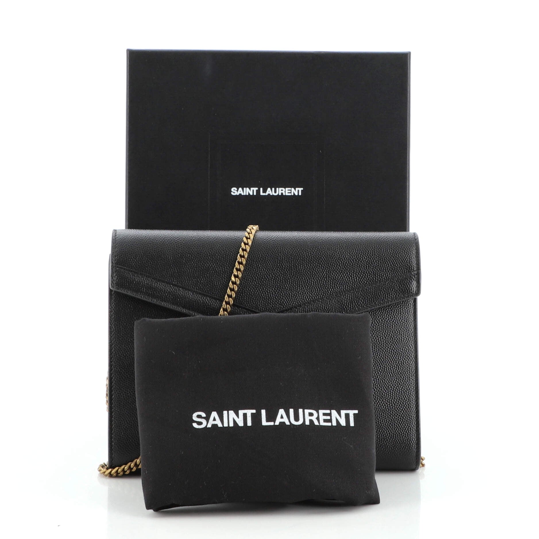 Saint Laurent Cassandra wallet-on-chain - Farfetch