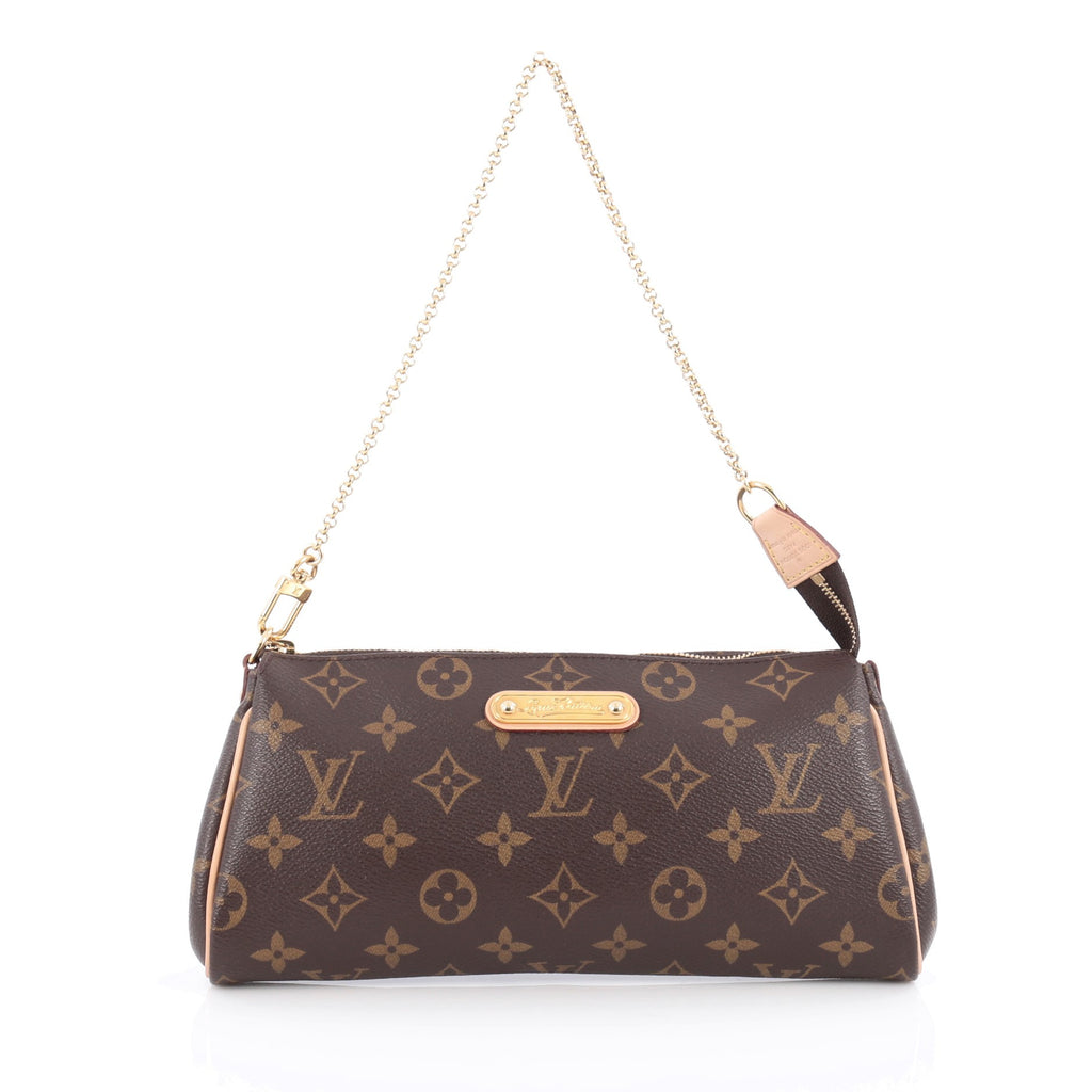 Louis Vuitton Monogram Eva Clutch Crossbody Bag For Sale at 1stDibs