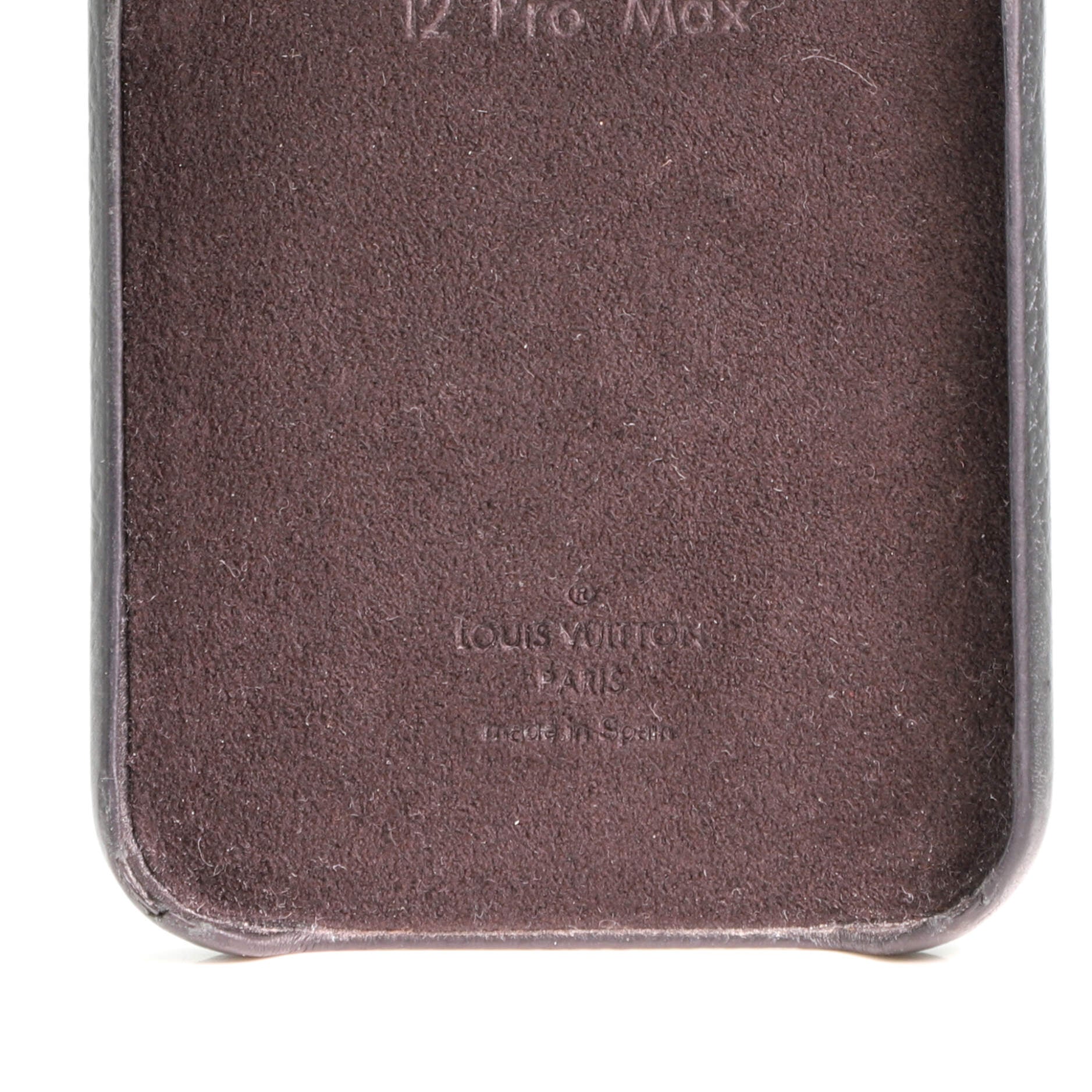 Louis Vuitton Bumper Case Leather with Monogram Canvas iPhone 12