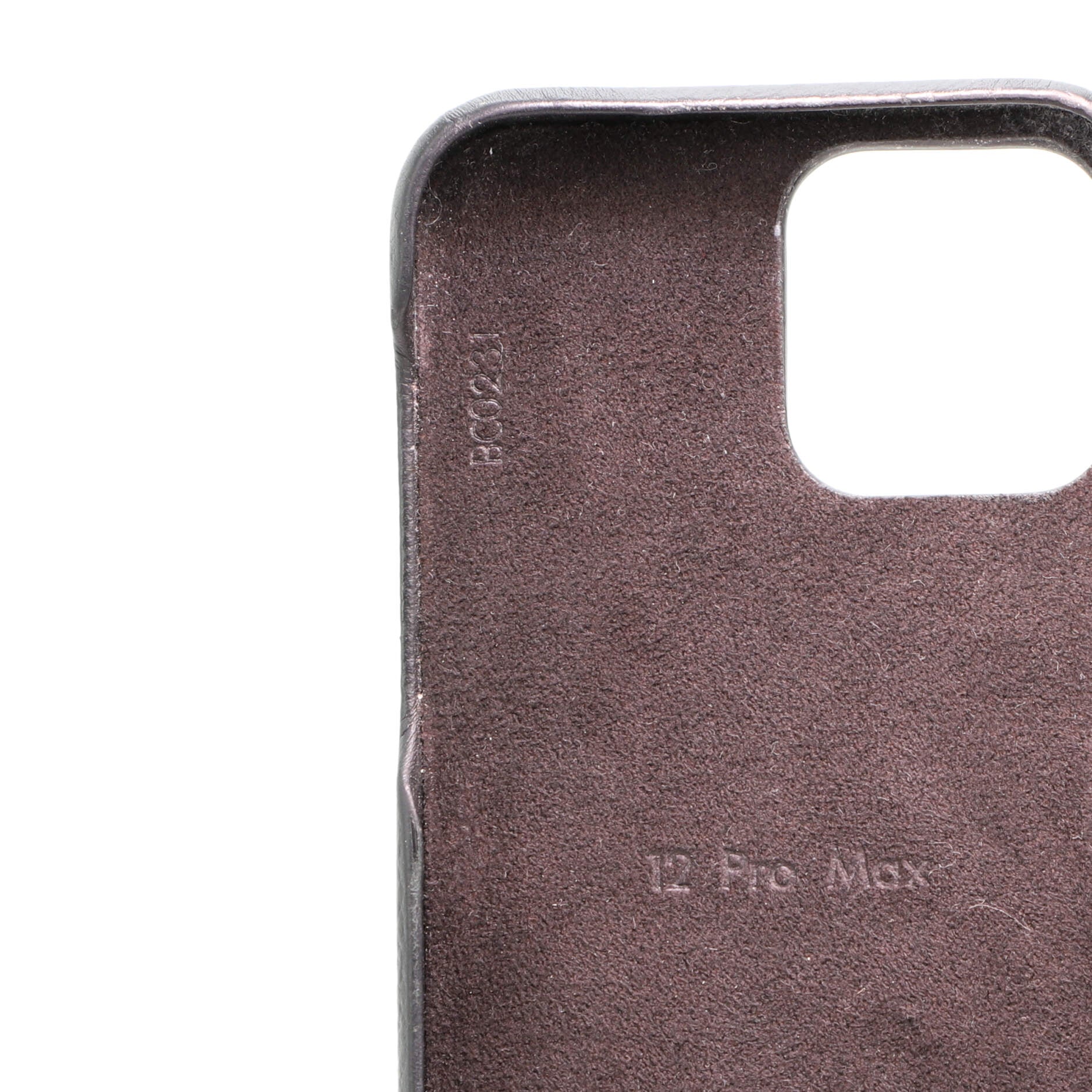 Louis Vuitton Bumper Case Leather with Monogram Canvas iPhone 12 Pro Max