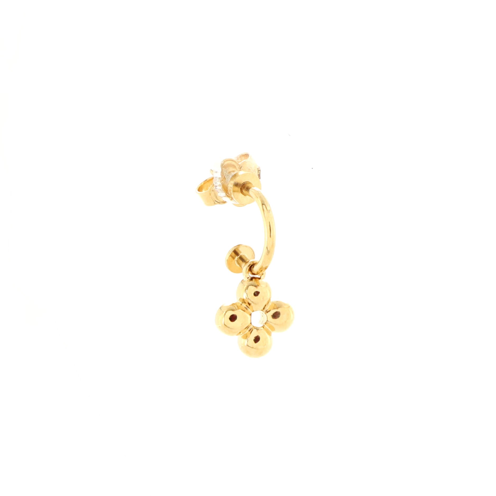 Louis Vuitton Gold Blooming Earrings Golden Metal ref.342794 - Joli Closet