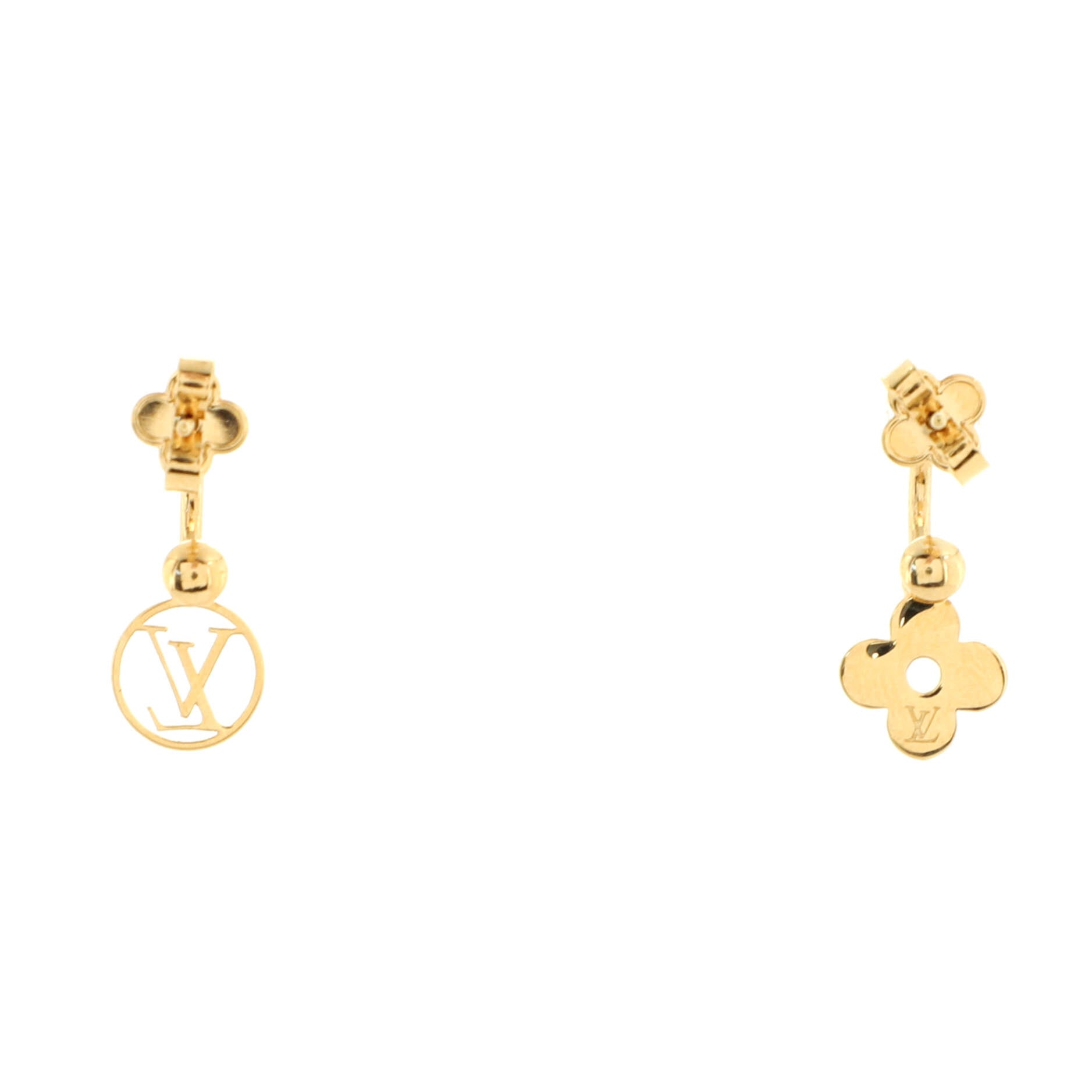 Louis Vuitton Blooming Earrings Golden Metal ref.558083 - Joli Closet