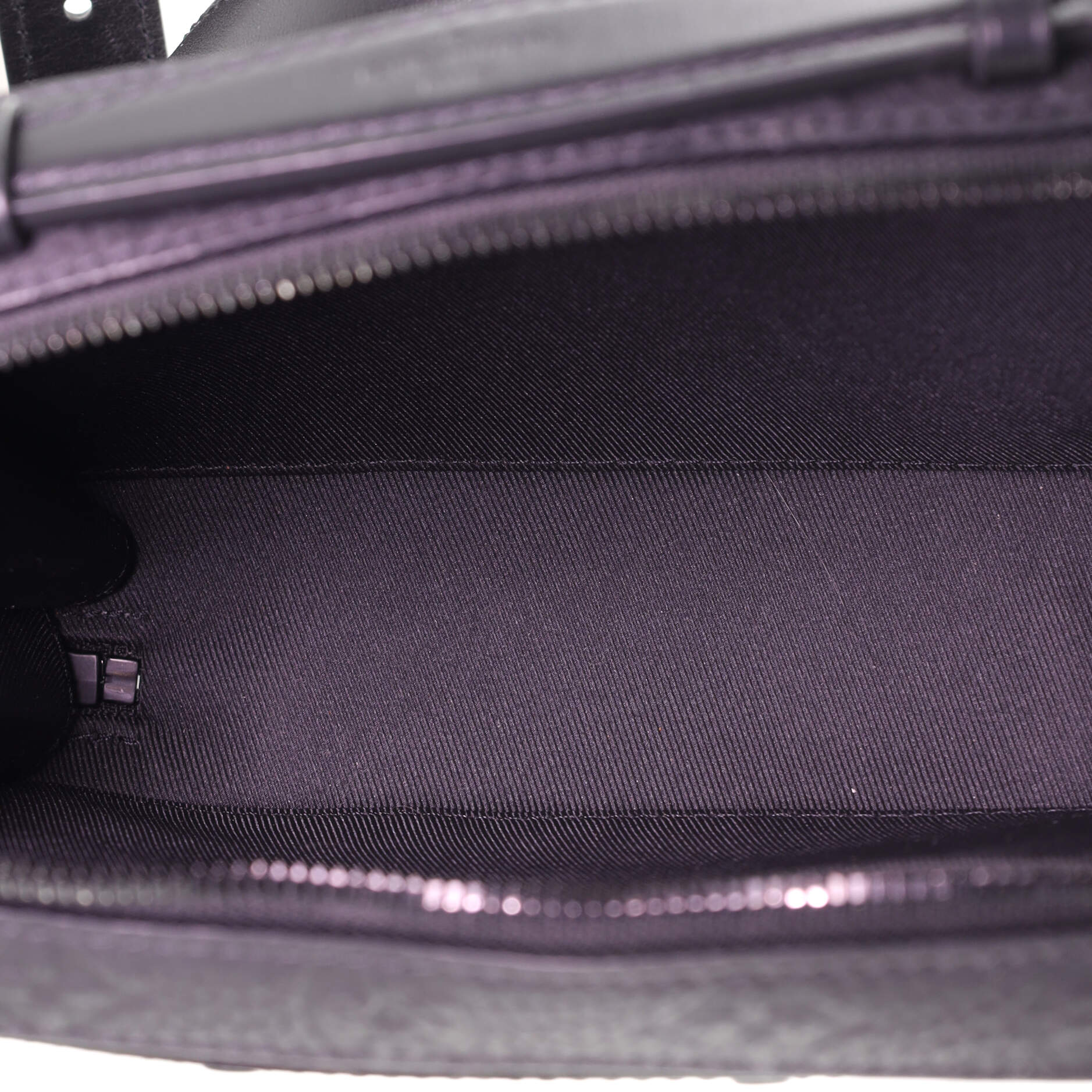 Louis Vuitton Handle Soft Trunk Bag Empreinte Leather Black