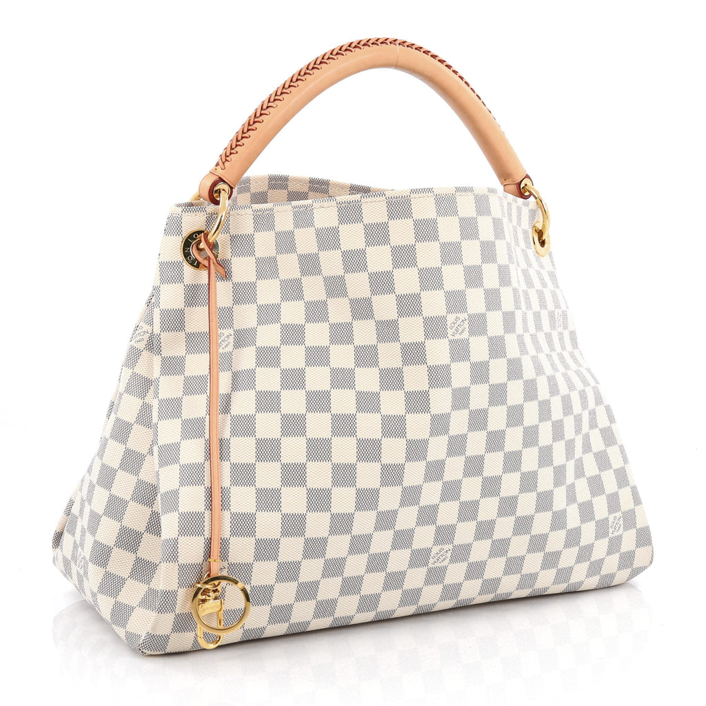 Buy Louis Vuitton Artsy Handbag Damier MM White 1759401 – Rebag