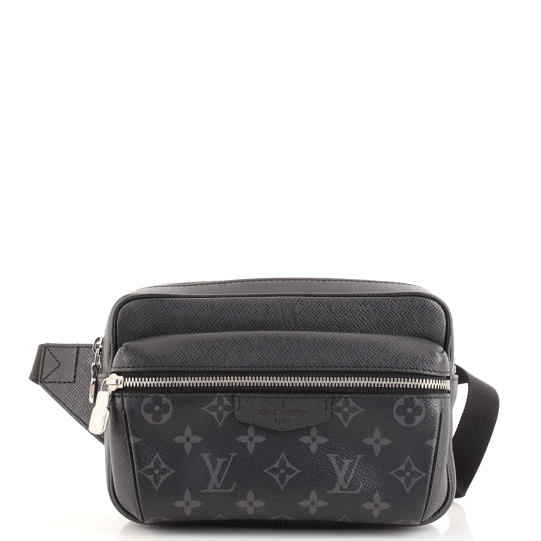 Louis Vuitton 2020 Pre-owned Monogram Shadow Discovery Belt Bag - Black