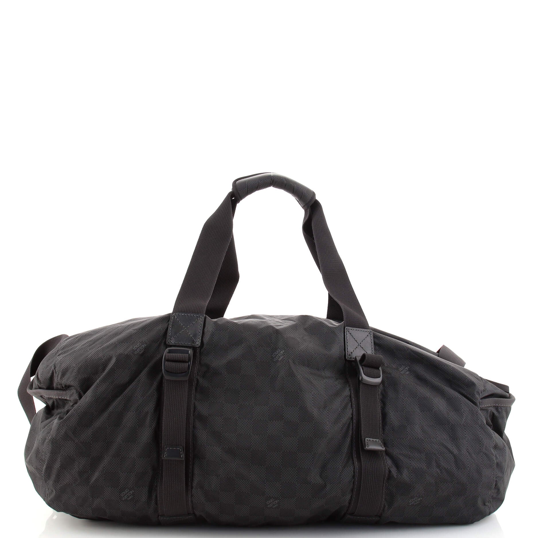 The Adventure Practical Damier Nylon Duffel Bag