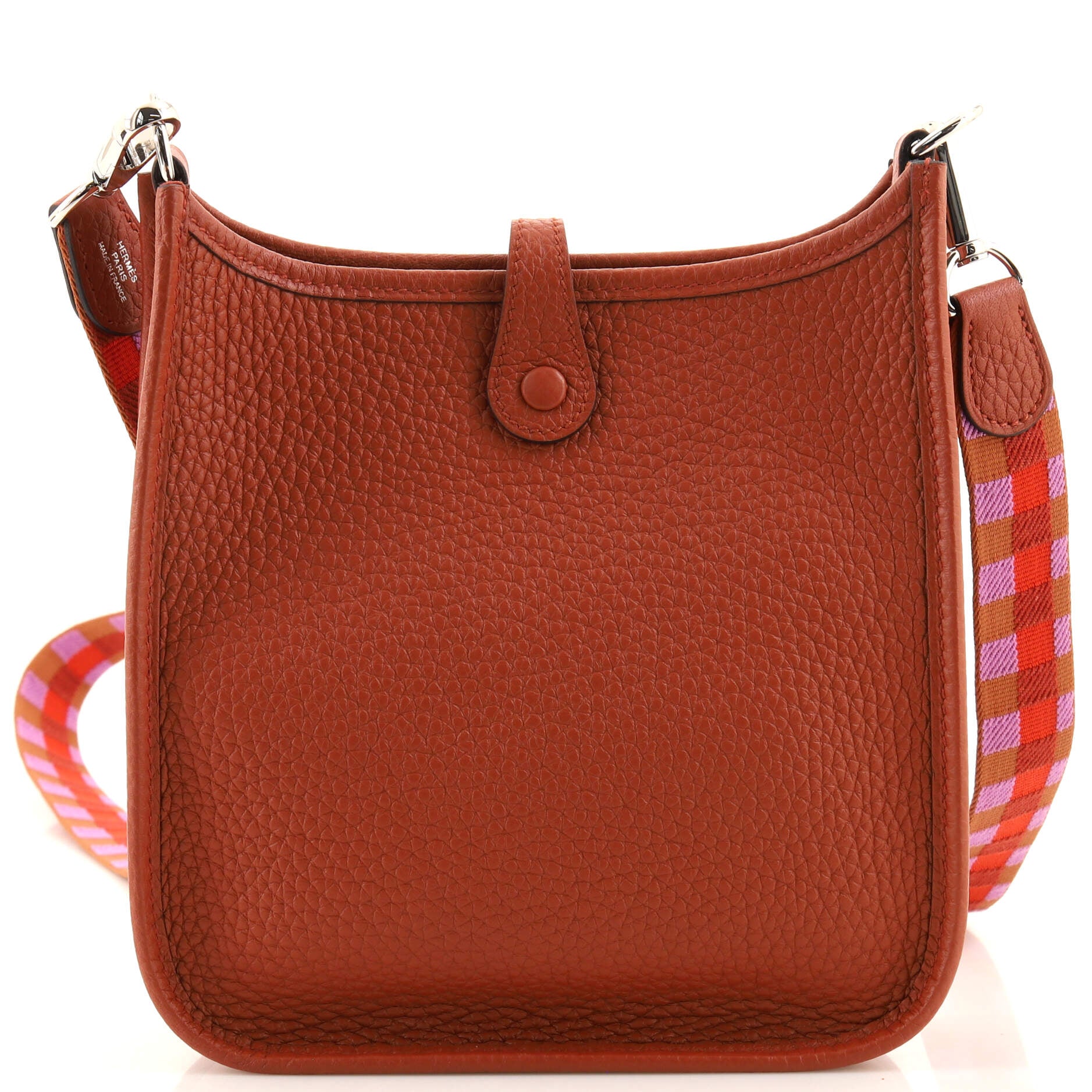 Hermes Evelyne Crossbody Gen I Barenia GM Brown 474705