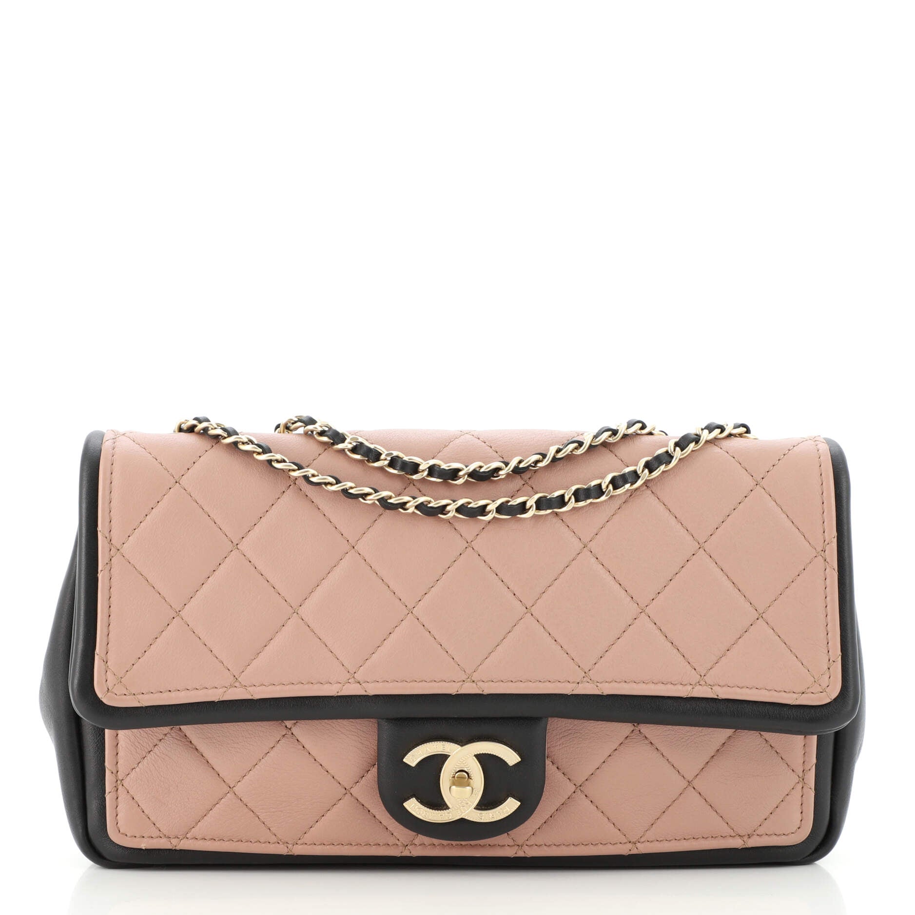 Chanel Quilted Graphic Mini Flap Bag