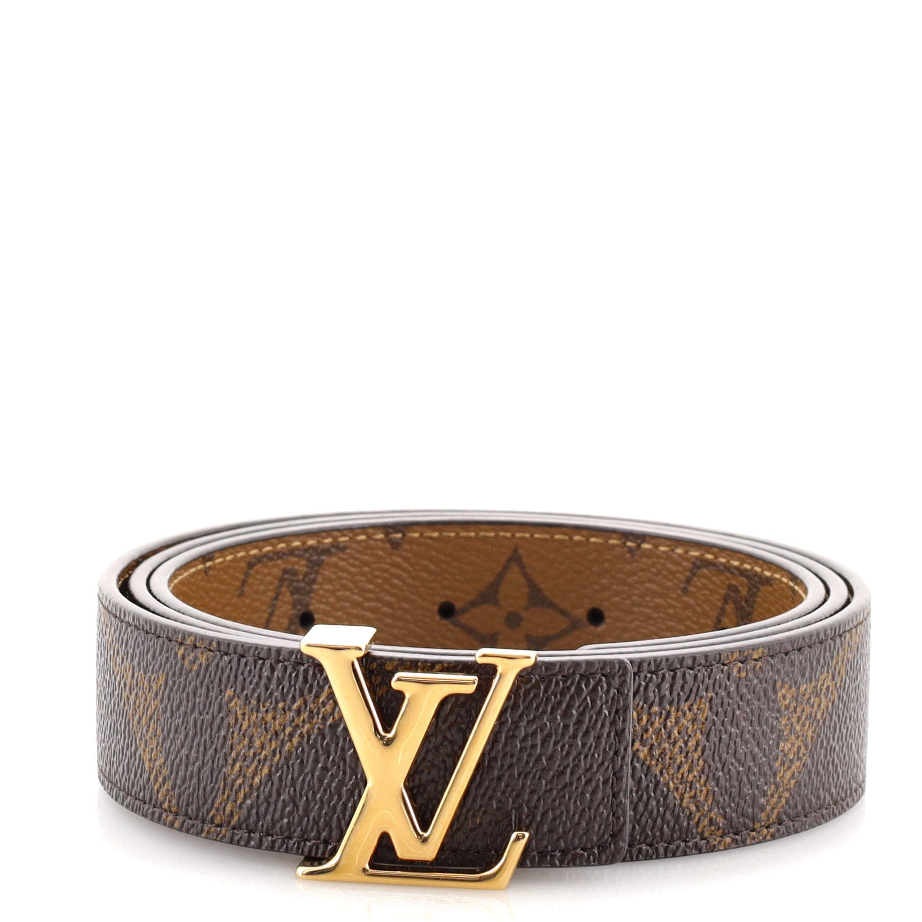 Louis Vuitton Daily Multi Pocket Belt Monogram Canvas Medium 80 Brown.  EXCELLENT