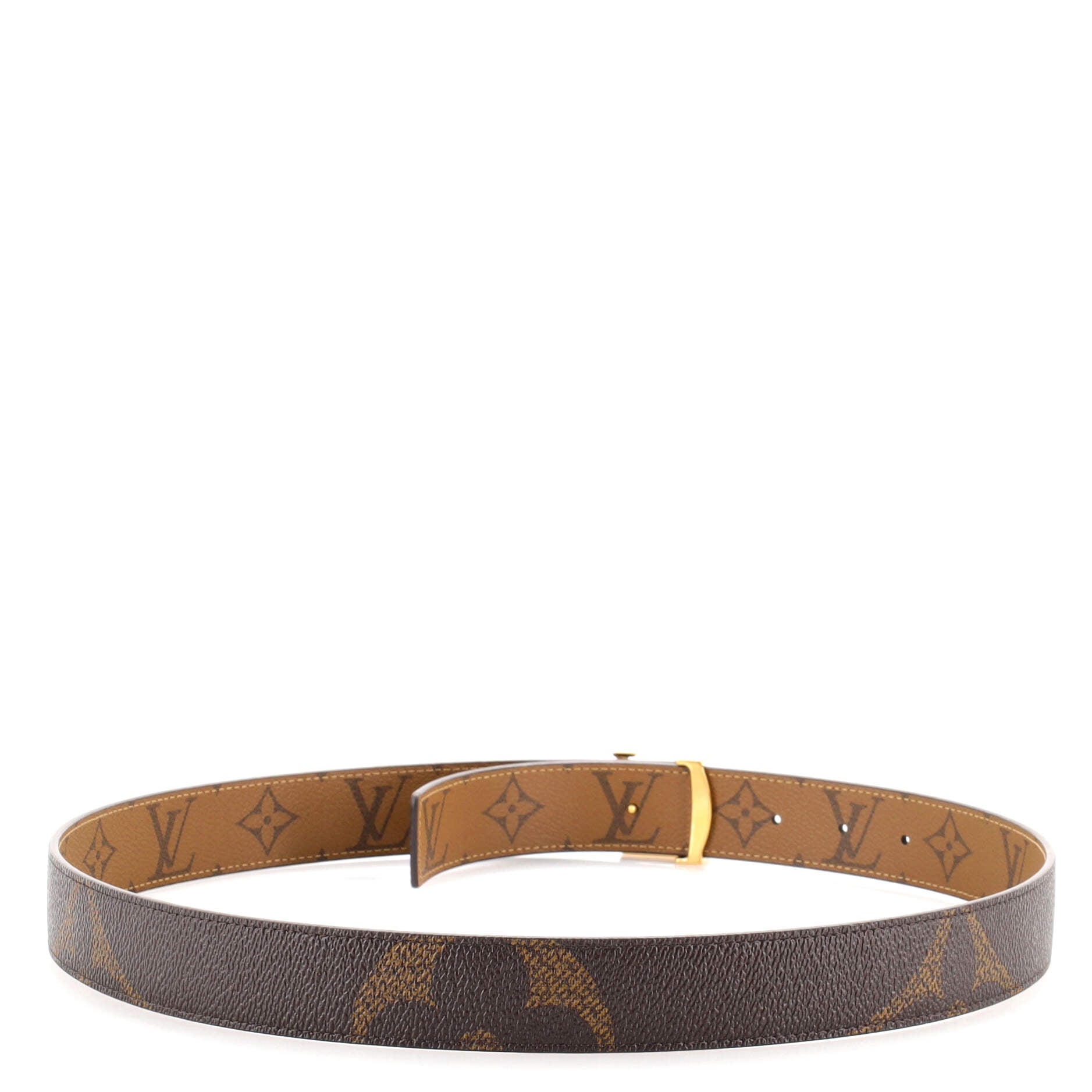 LV Iconic 25 mm Reversible Belt Monogram Canvas - Accessories