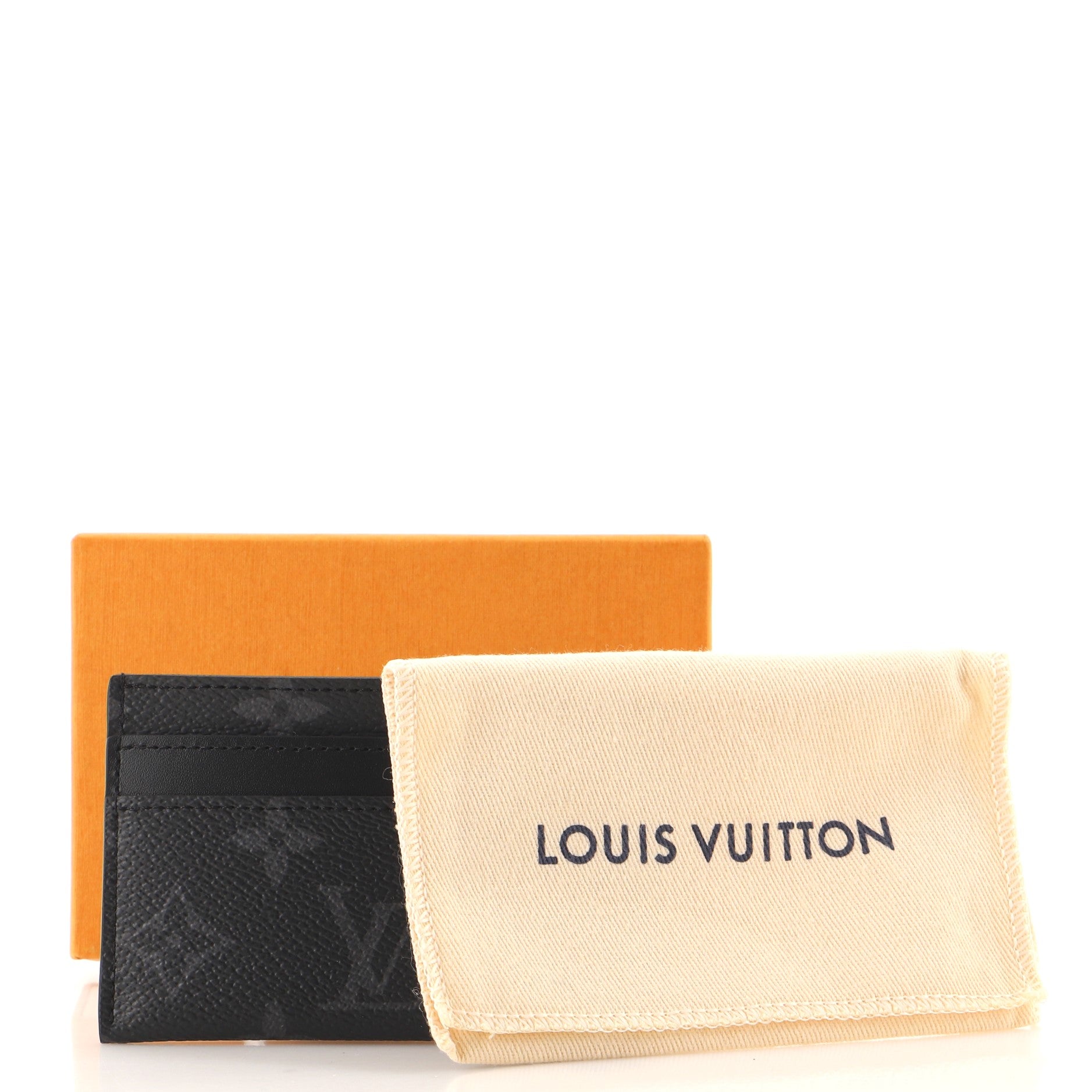 Louis Vuitton Double Card Holder Monogram Brown 