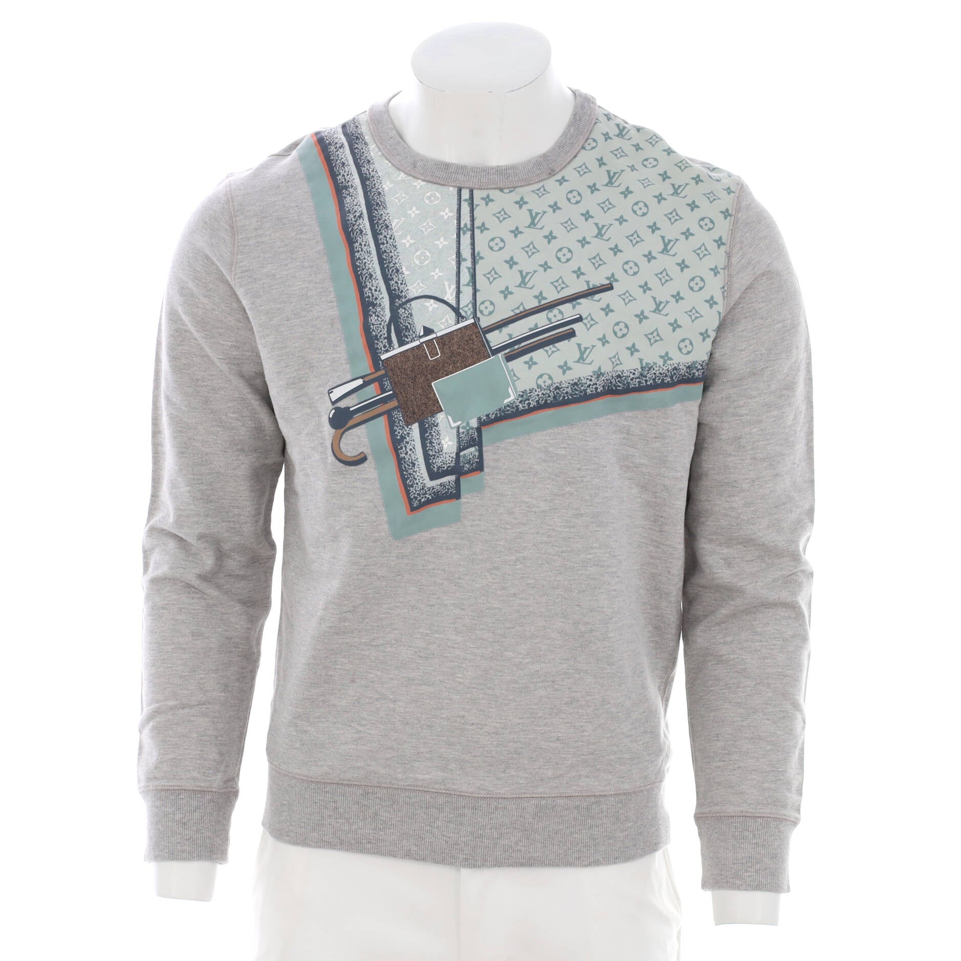 Louis Vuitton x NBA Graphic Print Crew Neck Cardigan w/ Tags - Grey Sweaters,  Clothing - LVNBA20111