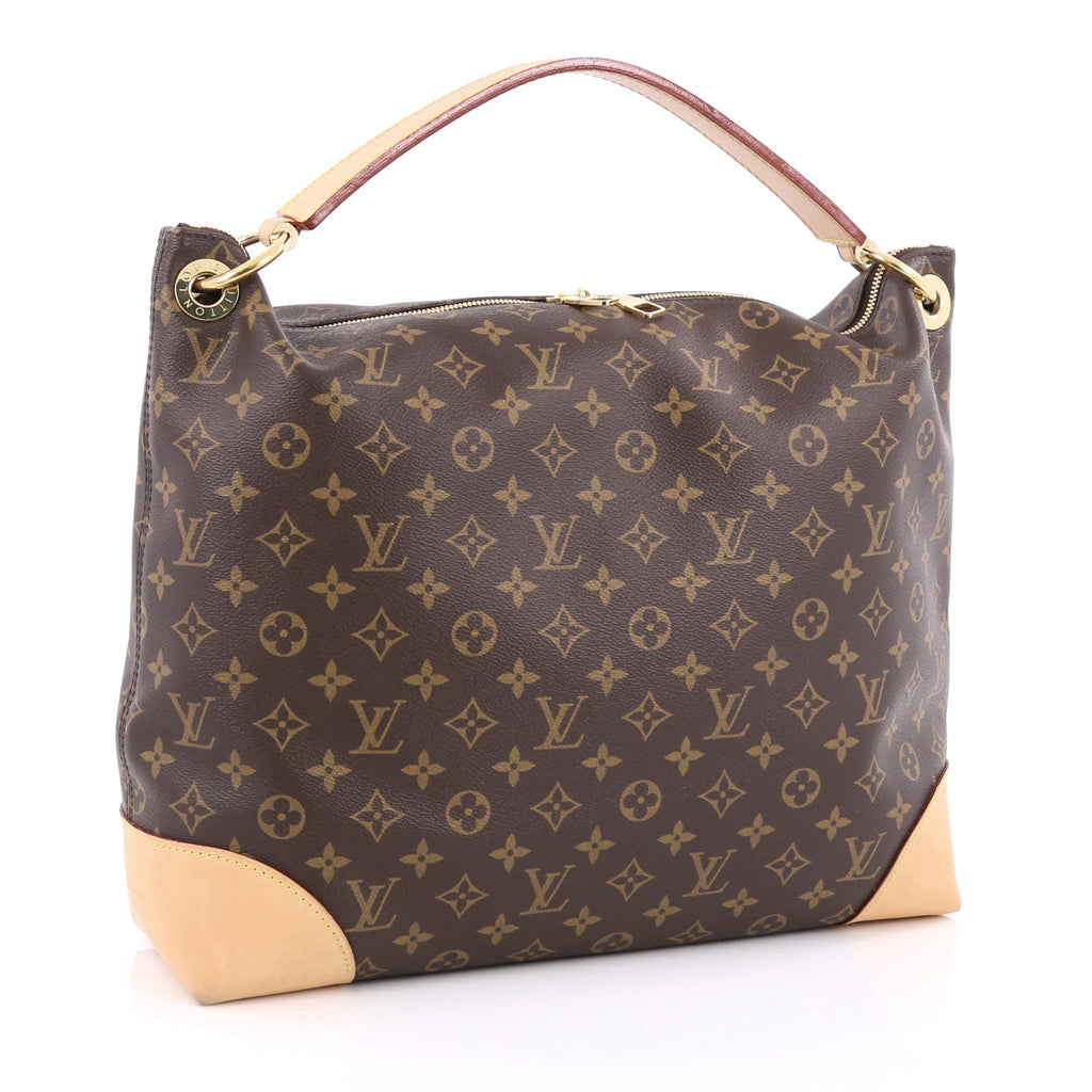 Buy Louis Vuitton Berri Handbag Monogram Canvas MM Brown 1775601 – Trendlee