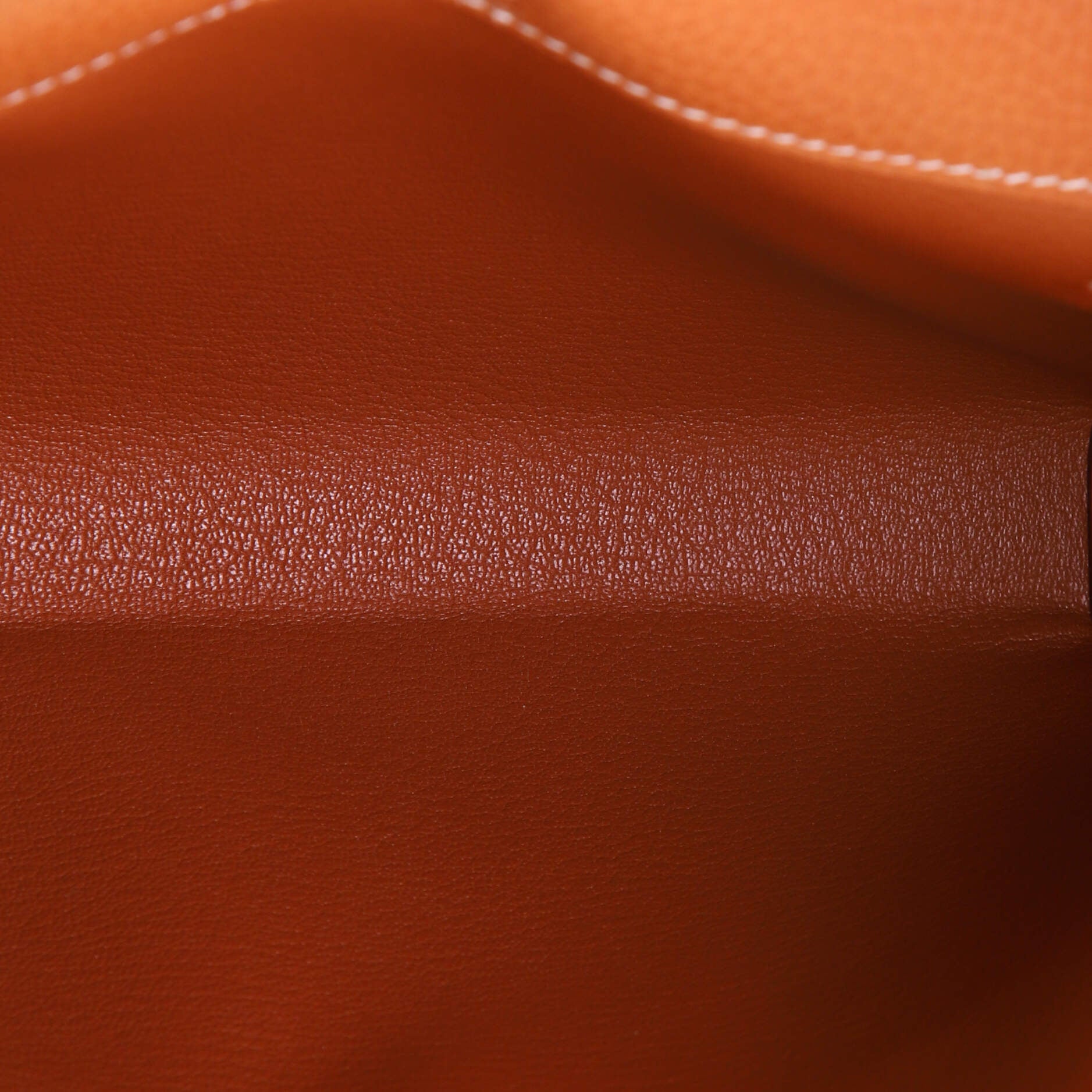 Hermès Étoupe Togo Leather Kelly Depeches 25cm Pochette at 1stDibs