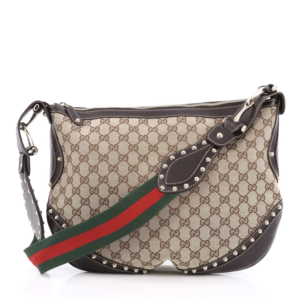 gucci pelham studded hobo