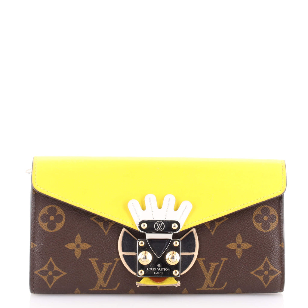 Louis Vuitton Multicolor Leather And Monogram Coated Canvas Mask Cardholder,  2015 Available For Immediate Sale At Sotheby's