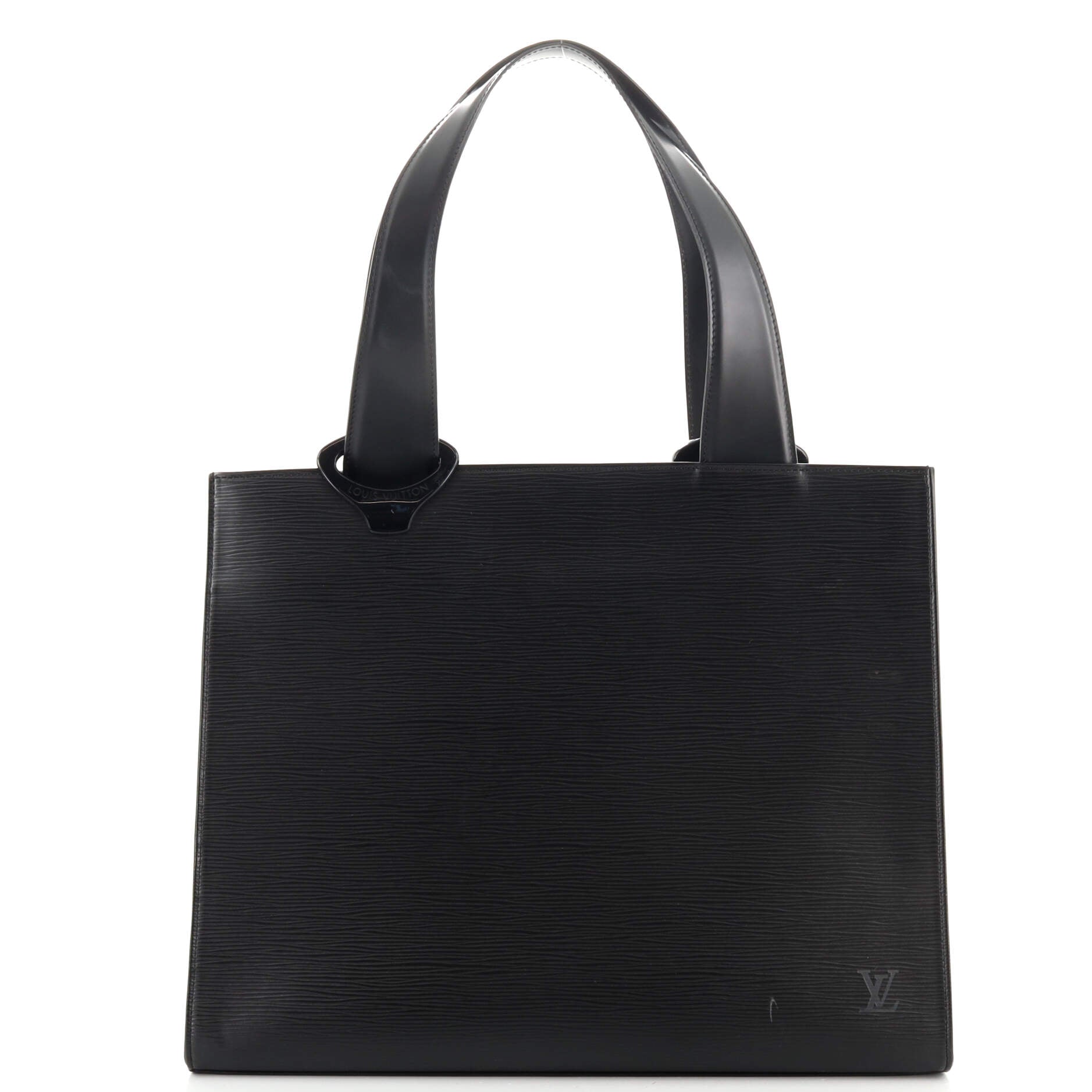 Louis Vuitton XXL Tortoise Plastic and Leather Tote at 1stDibs