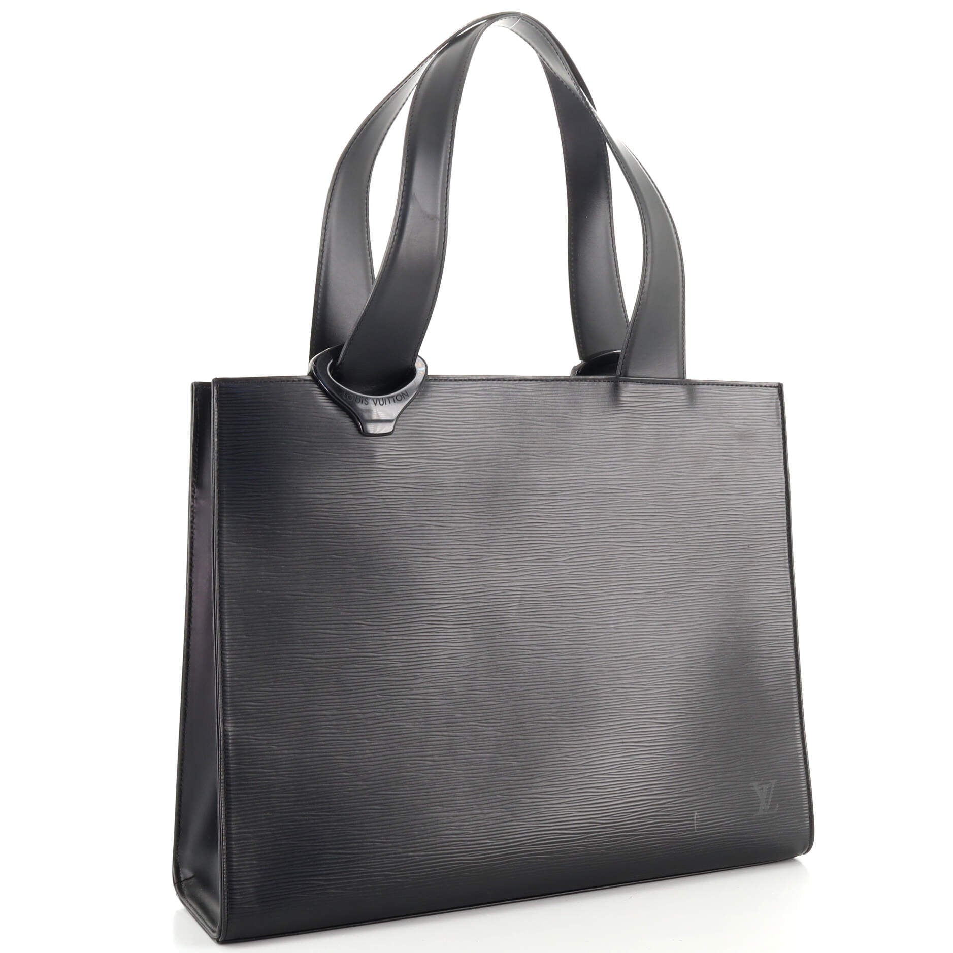 Louis Vuitton Moka Epi Leather Lussac Tote Bag - Yoogi's Closet