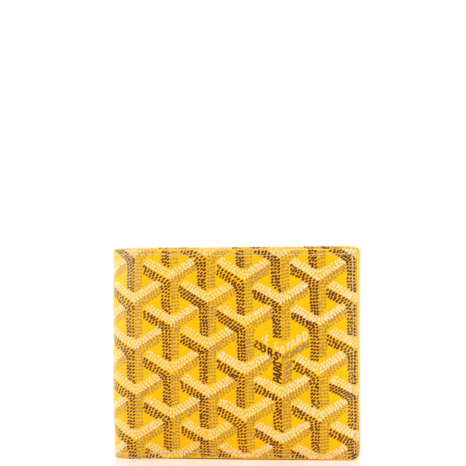 Goyard White Goyardine Coated Canvas Saint Florentin Wallet جويارد