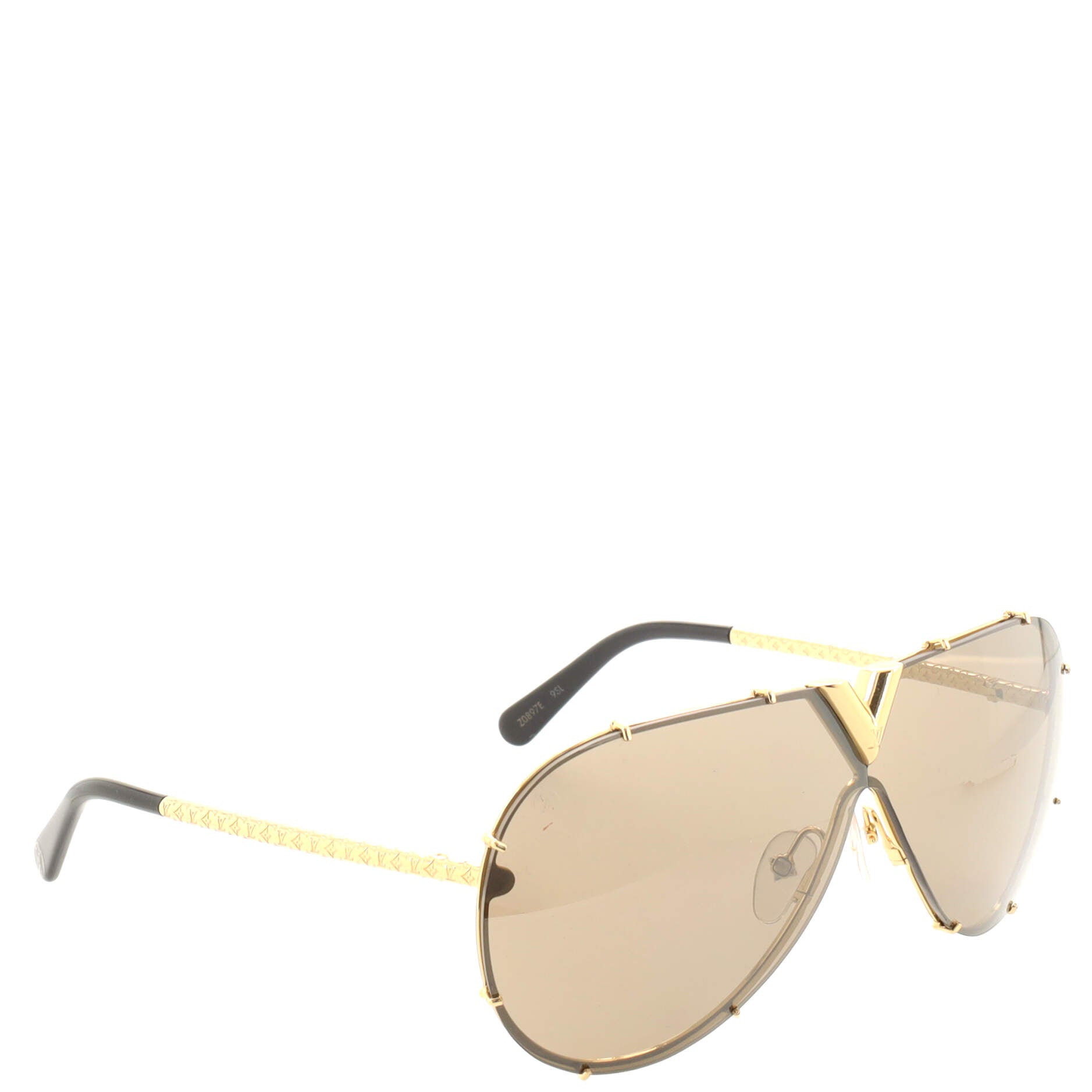 Louis Vuitton LV Drive Aviator Sunglasses Acetate and Metal with Crystals  Rose gold 1642012