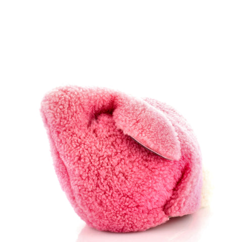 Loewe Rabbit Crossbody Bag Shearling Mini Pink 178724101