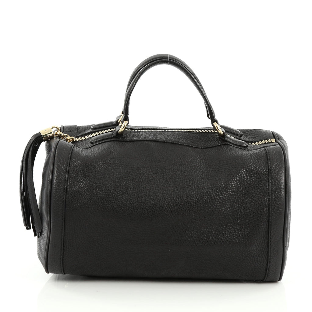 Buy Gucci Soho Boston Bag Leather Black 1792401 – Rebag