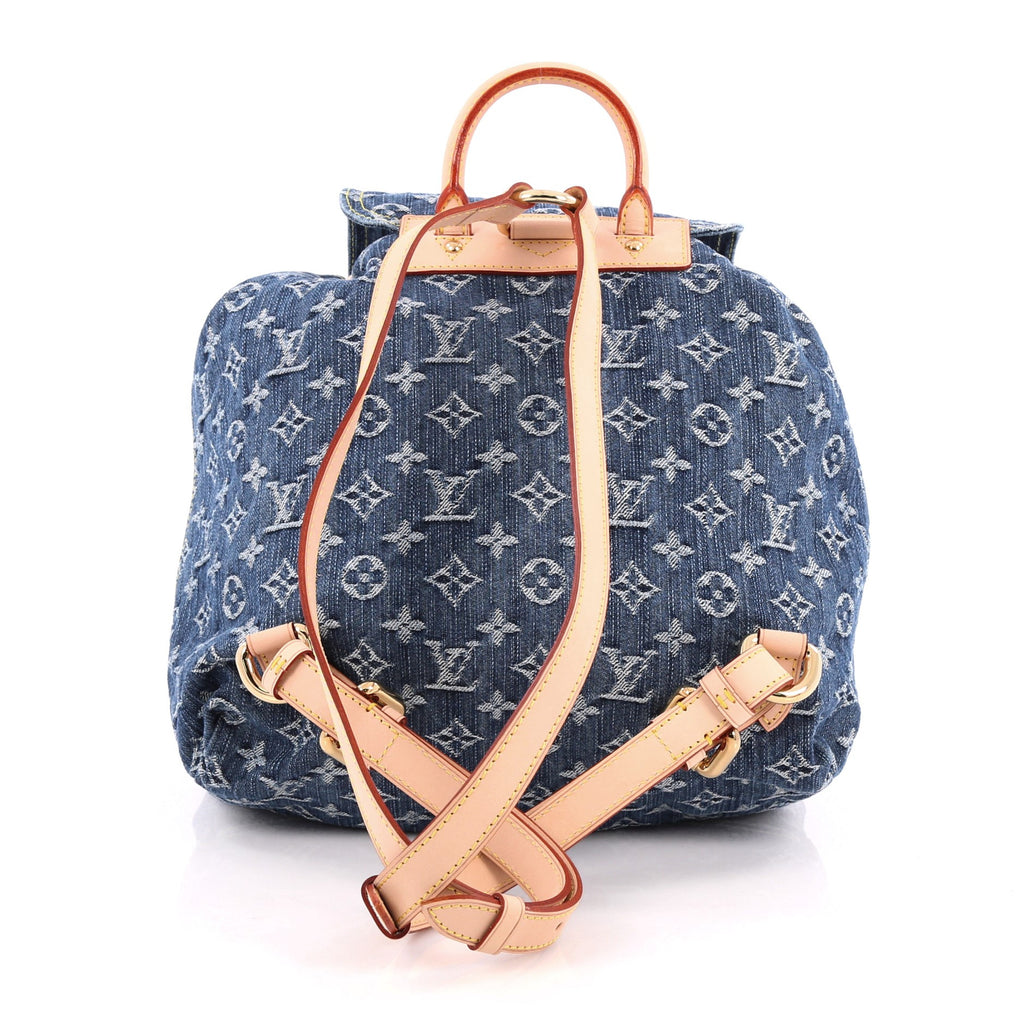 Buy Louis Vuitton Sac a Dos Drawstring Backpack Denim GM 1793901 – Rebag